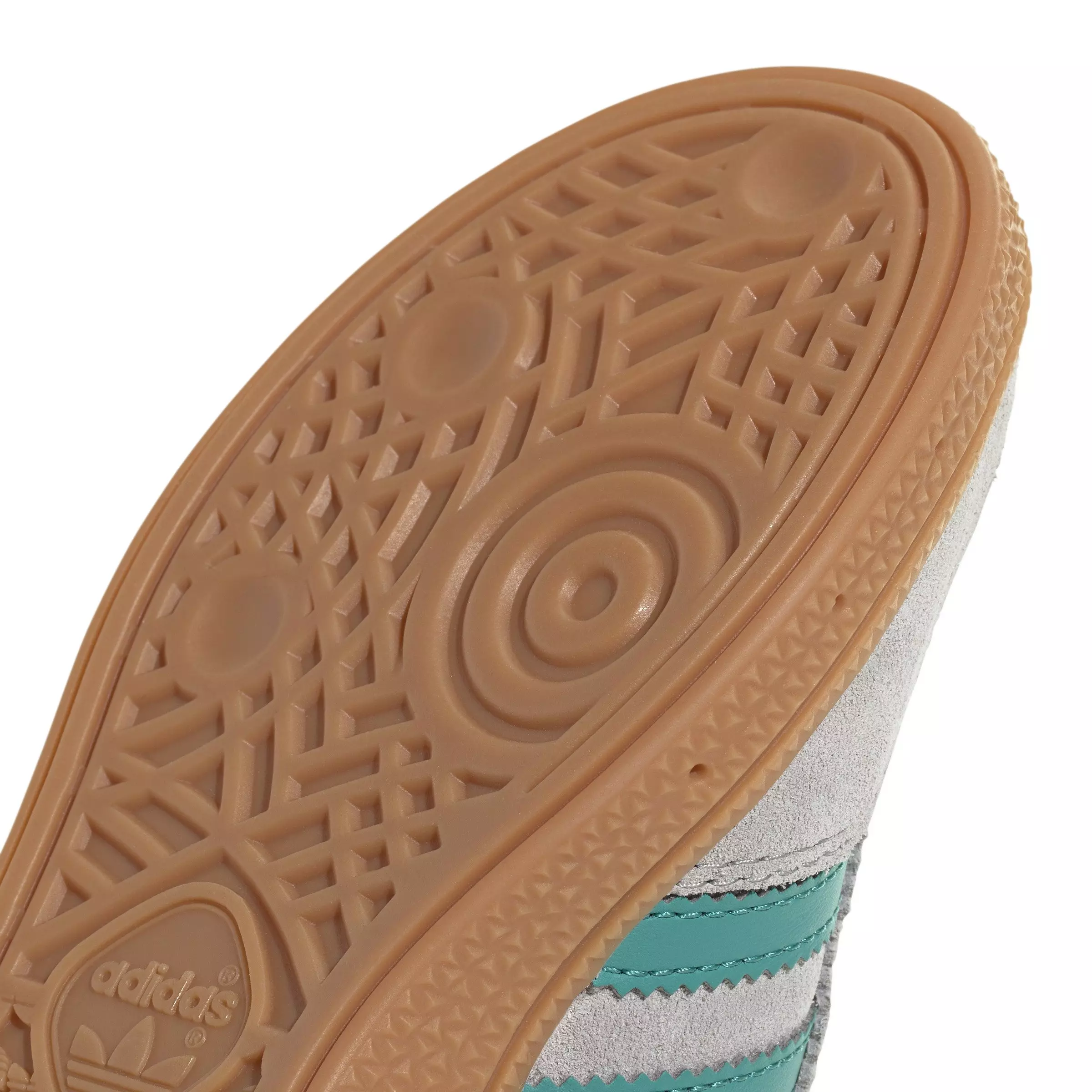 adidas Originals Handball Spezial "Grey Two/Pure Teal/Gum 2" Preschool Boys' Shoe - GREY/TEAL/GUM