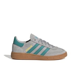 adidas Originals Handball Spezial "Grey Two/Pure Teal/Gum 2" Preschool Boys' Shoe