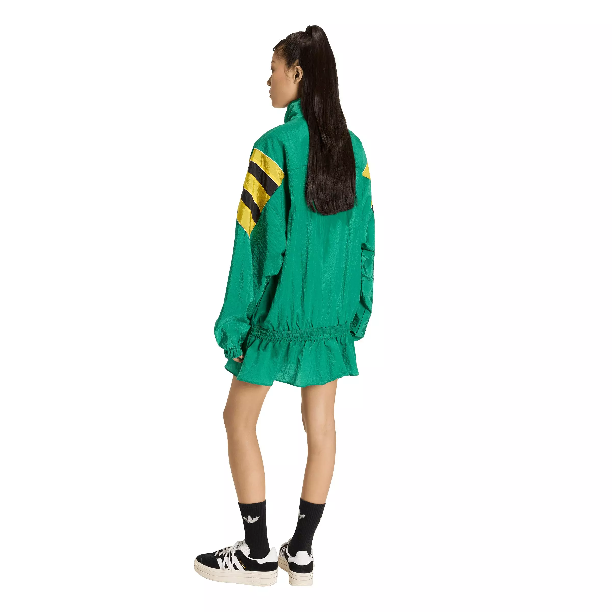 adidas Originals Women's Santiago Woven Track Jacket - Green - GREEN