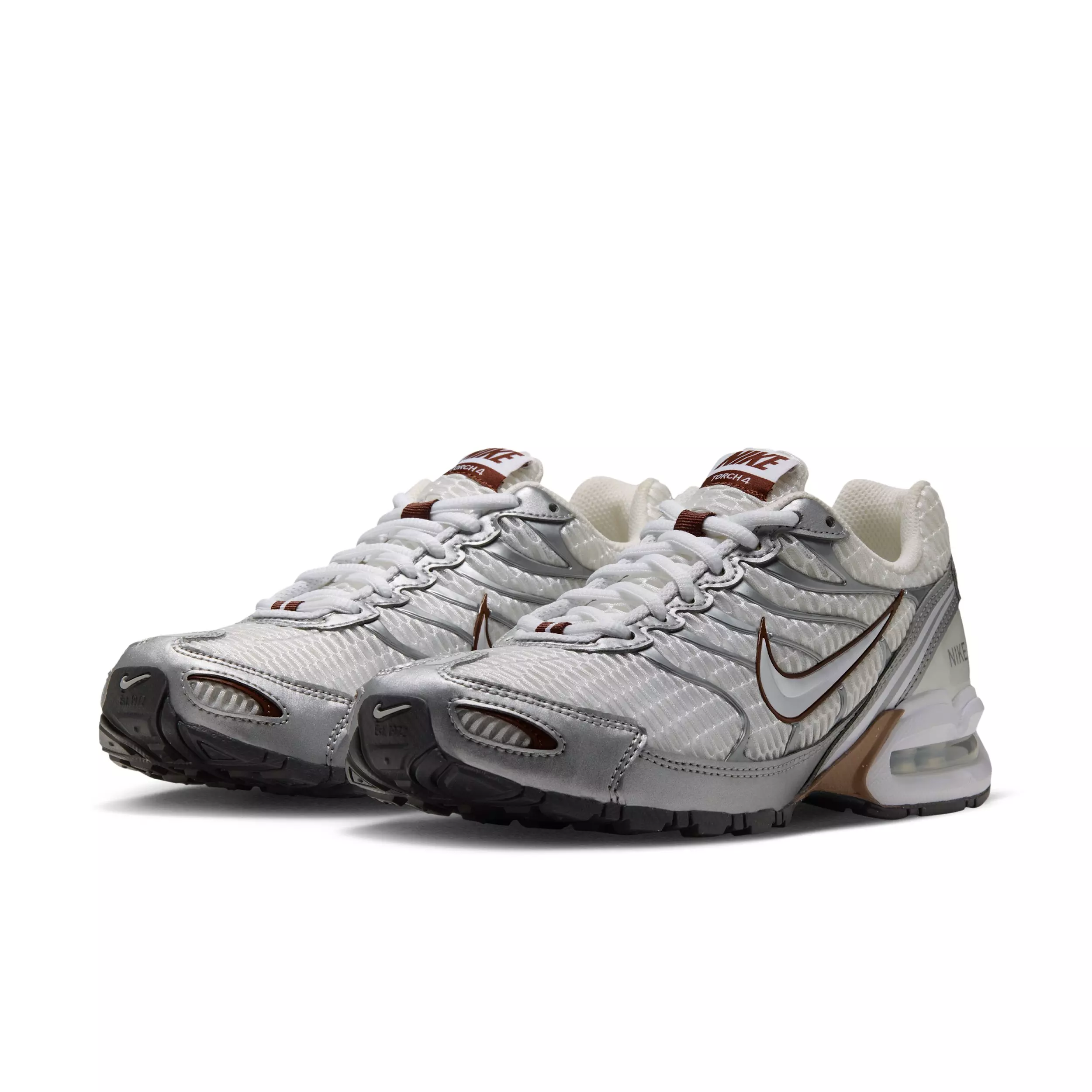 Nike Air Max Torch 4 "Sail/Metallic Silver/Fauna Brown/White" Women's Shoe - SAIL/SILVER/BROWN/WHITE