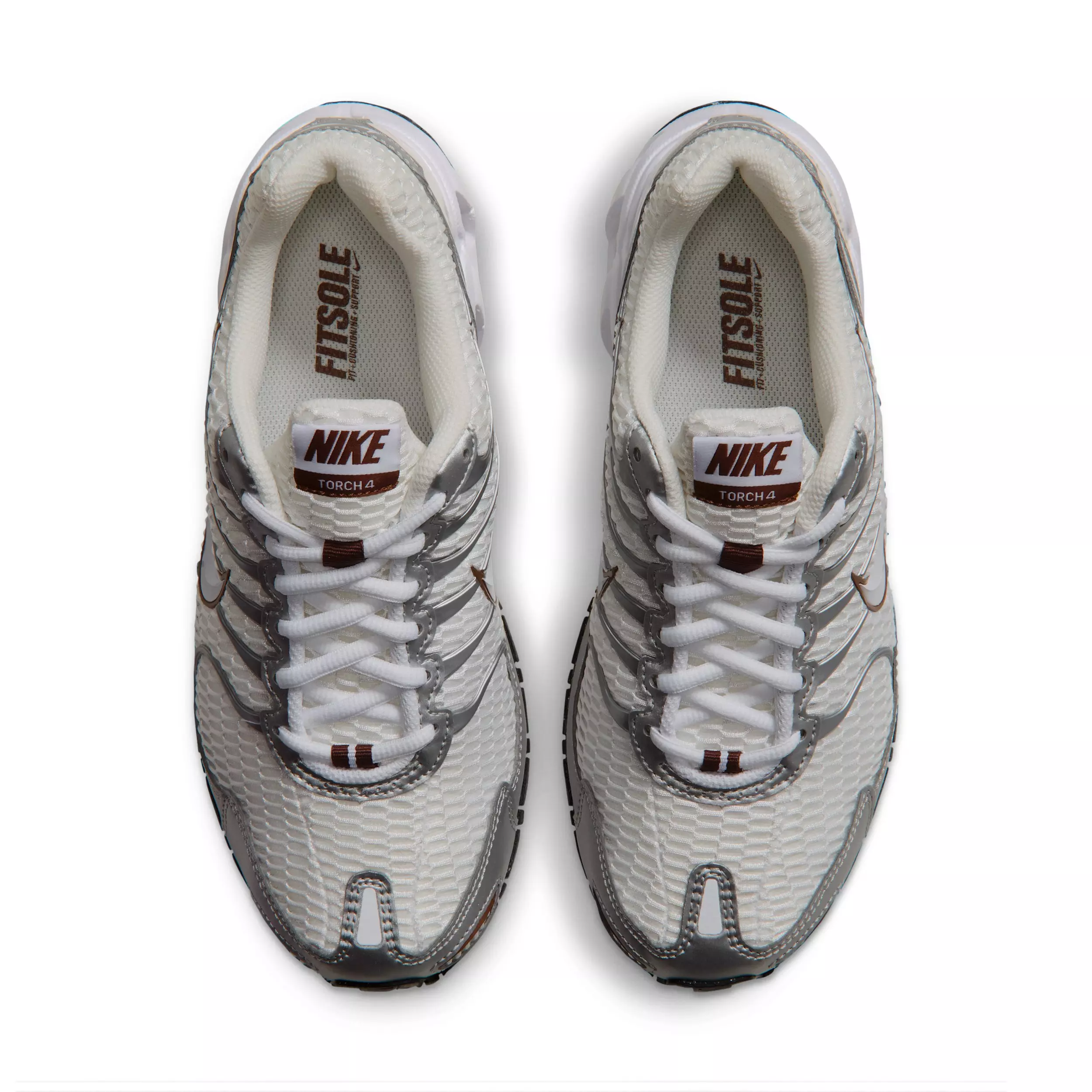 Nike Air Max Torch 4 "Sail/Metallic Silver/Fauna Brown/White" Women's Shoe - SAIL/SILVER/BROWN/WHITE
