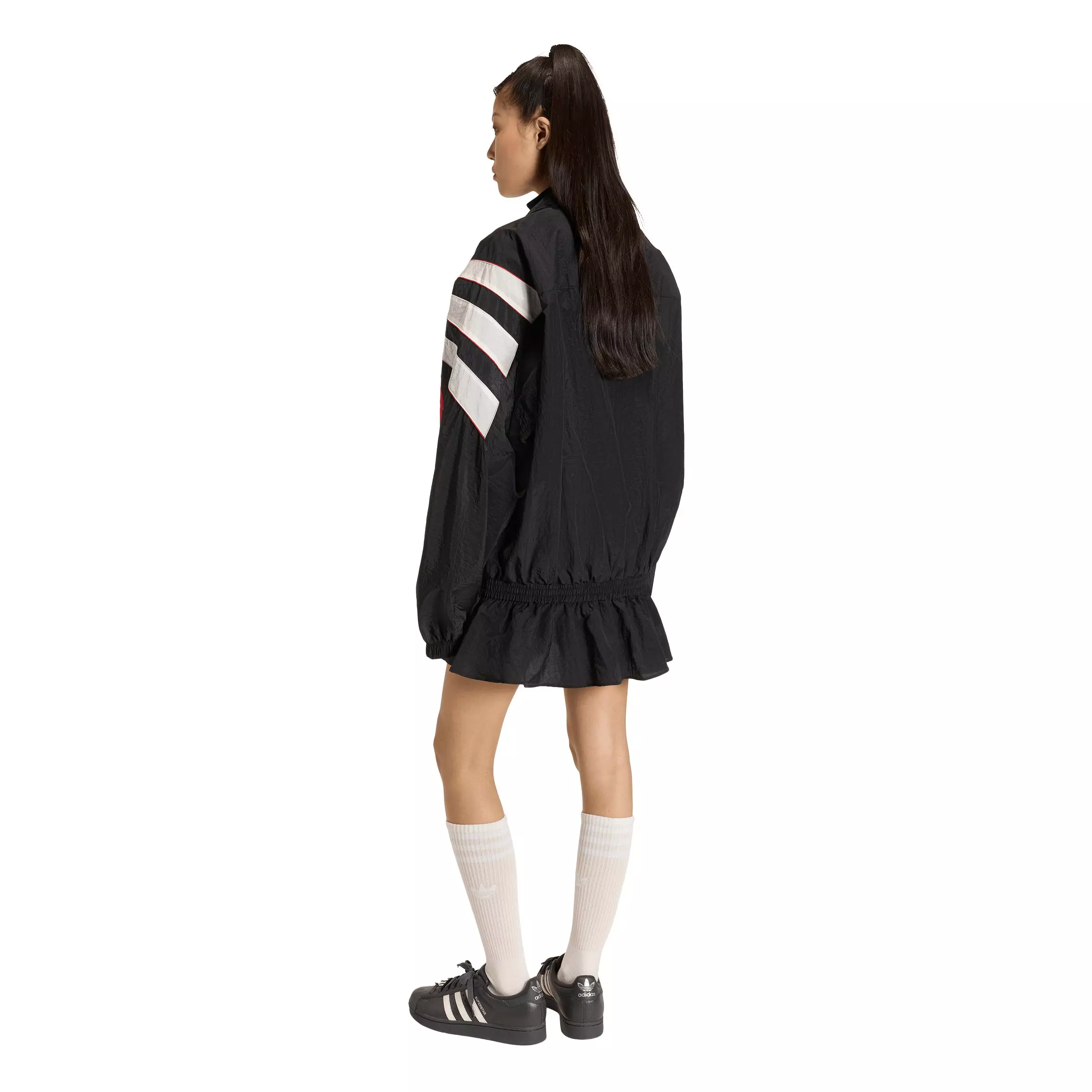 adidas Originals Women's Santiago Woven Track Jacket - Black - BLACK