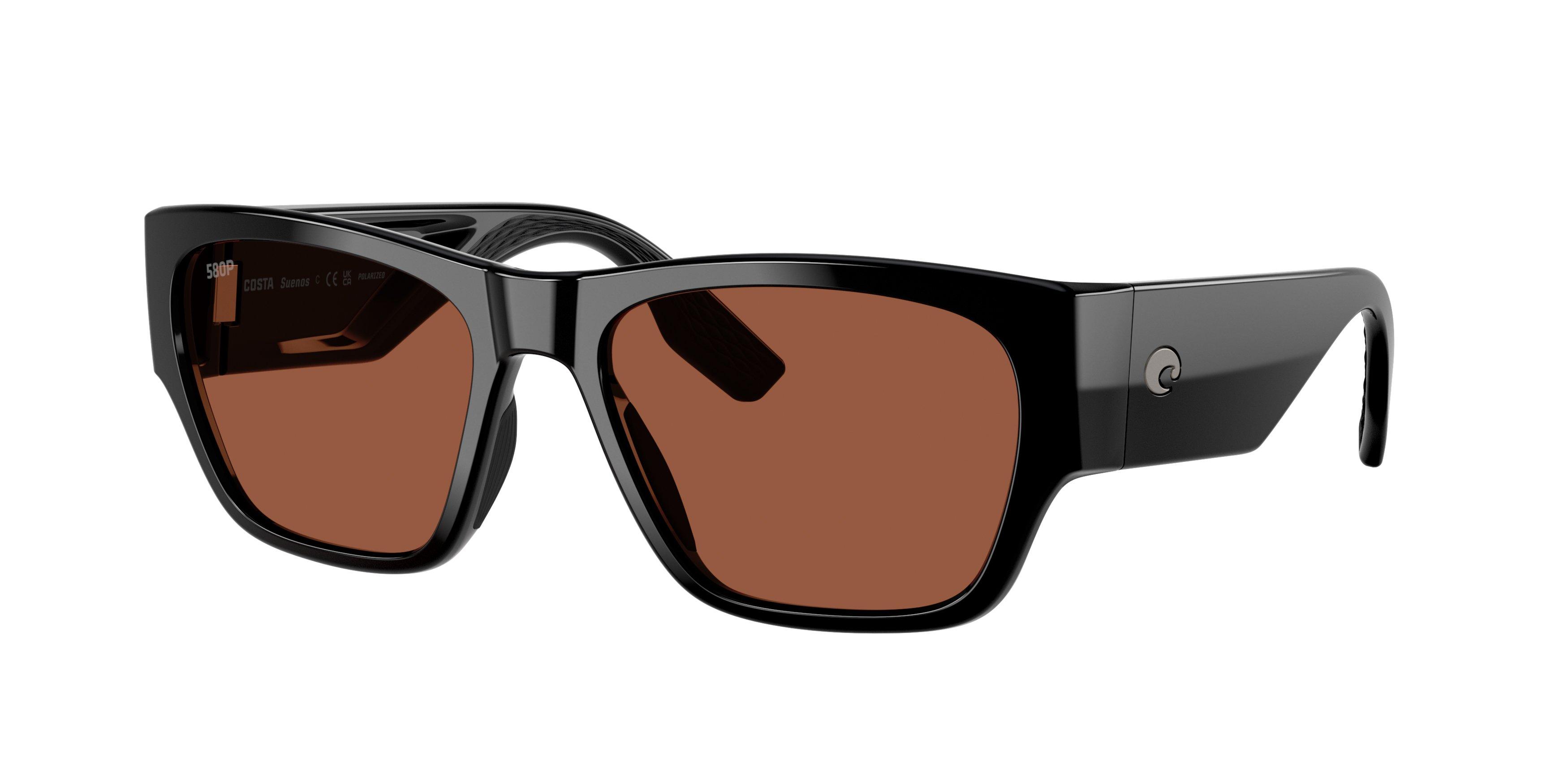 Costa Del Mar Sue&ntilde;os Copper 580P Polarized Sunglasses - Black - BLACK/COPPER Thumbnail View 1
