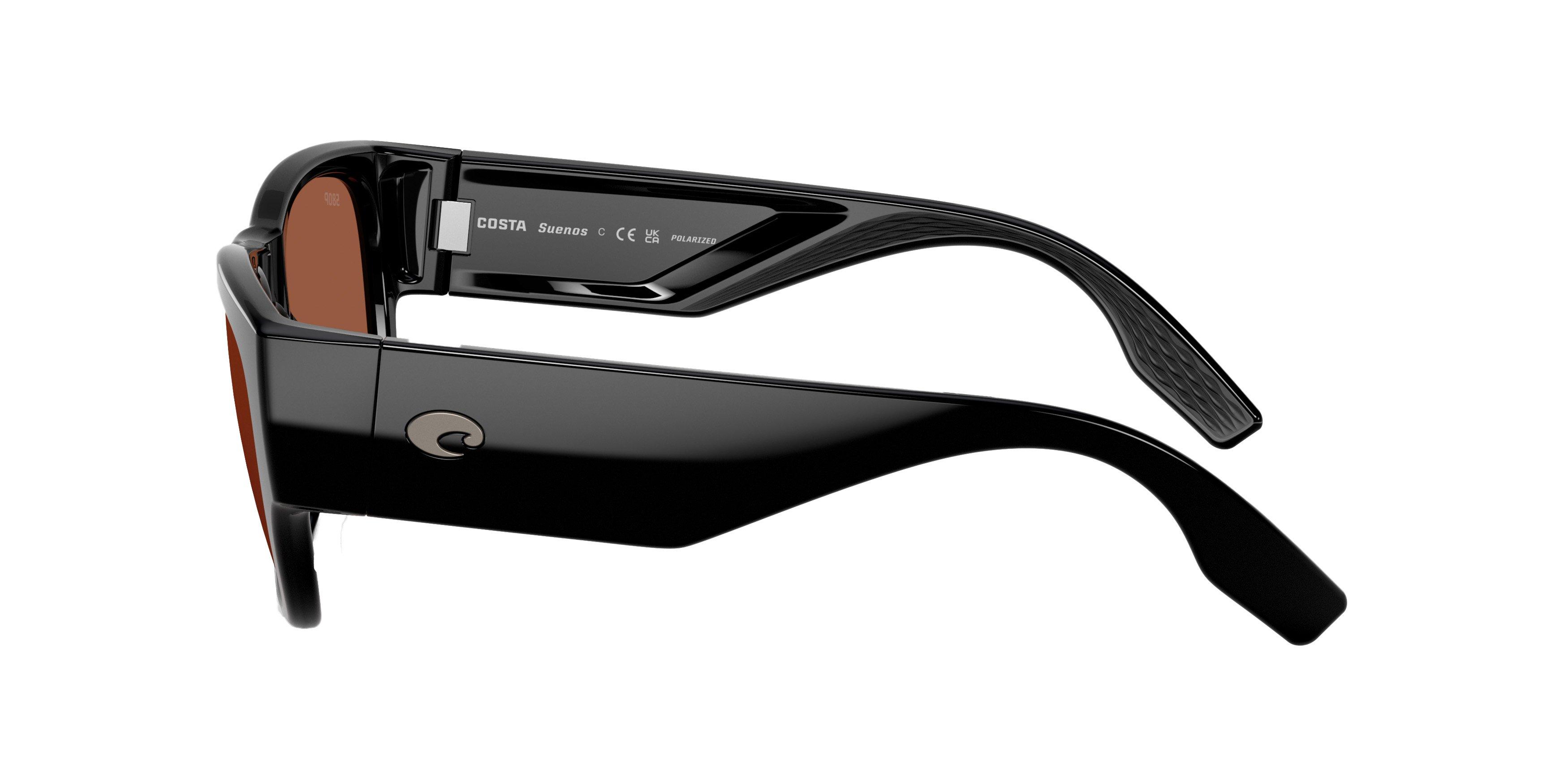 Costa Del Mar Sue&ntilde;os Copper 580P Polarized Sunglasses - Black - BLACK/COPPER Thumbnail View 4