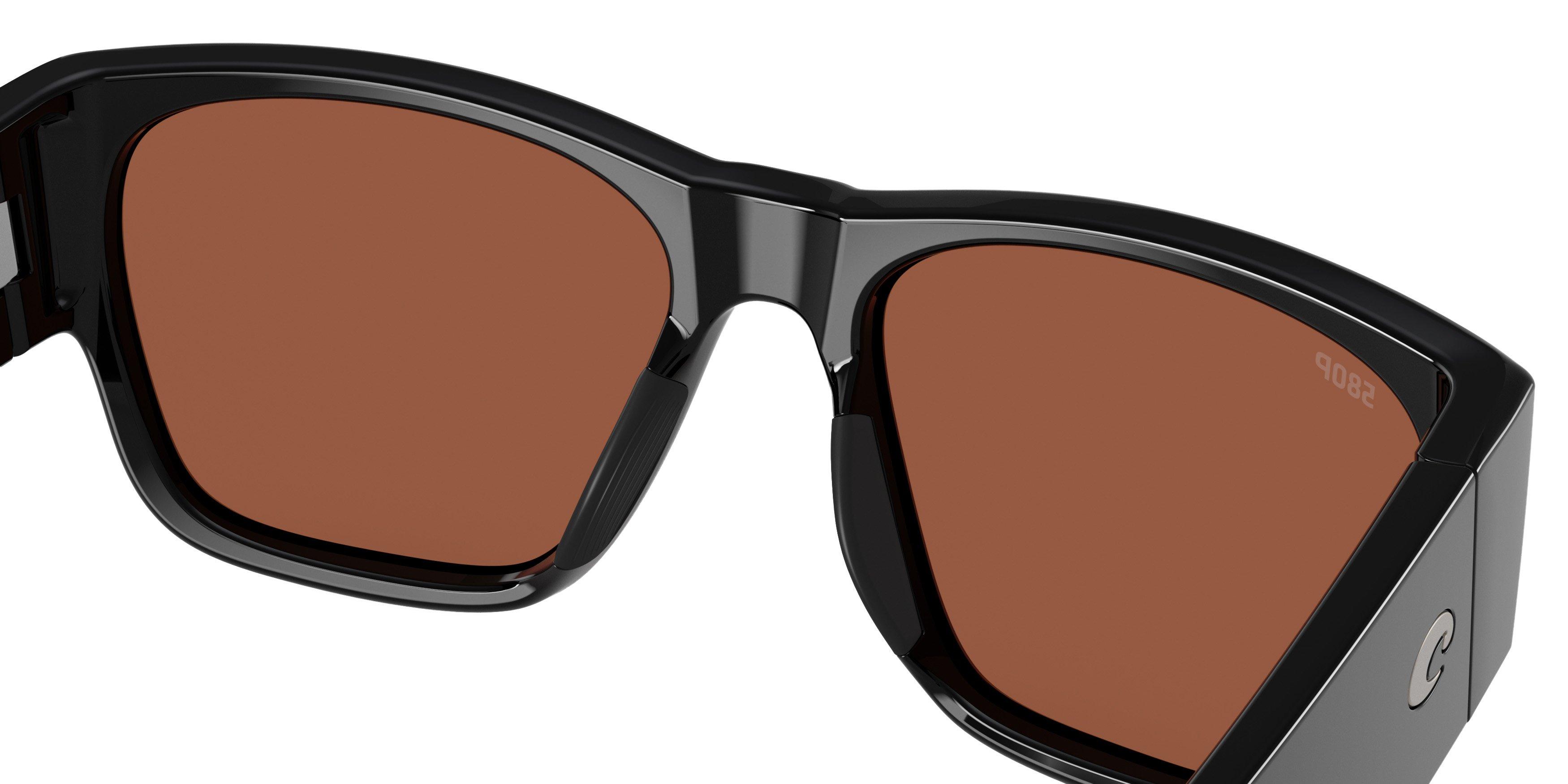 Costa Del Mar Sue&ntilde;os Copper 580P Polarized Sunglasses - Black - BLACK/COPPER Thumbnail View 6