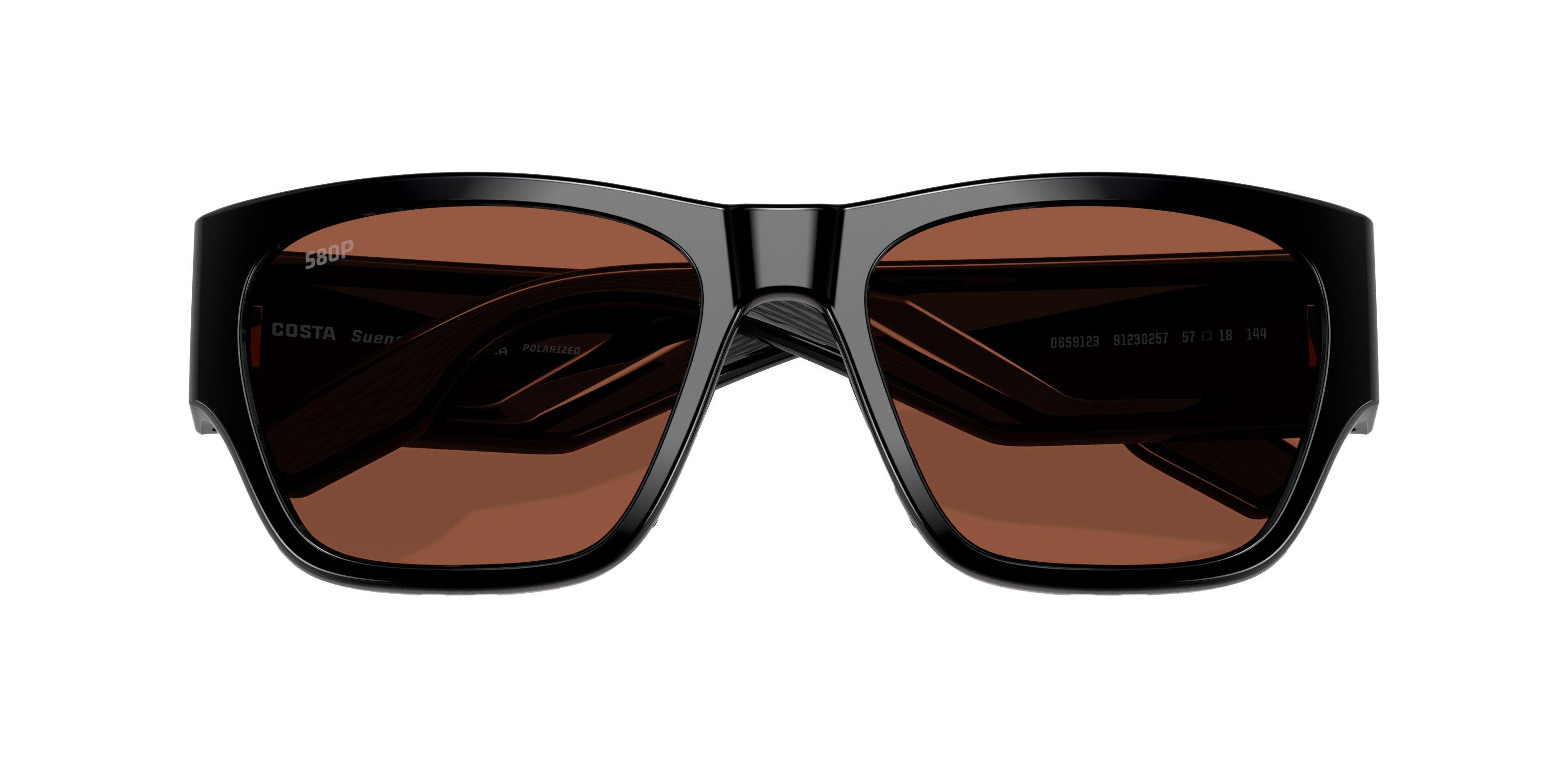 Costa Del Mar Sue&ntilde;os Copper 580P Polarized Sunglasses - Black - BLACK/COPPER Thumbnail View 7