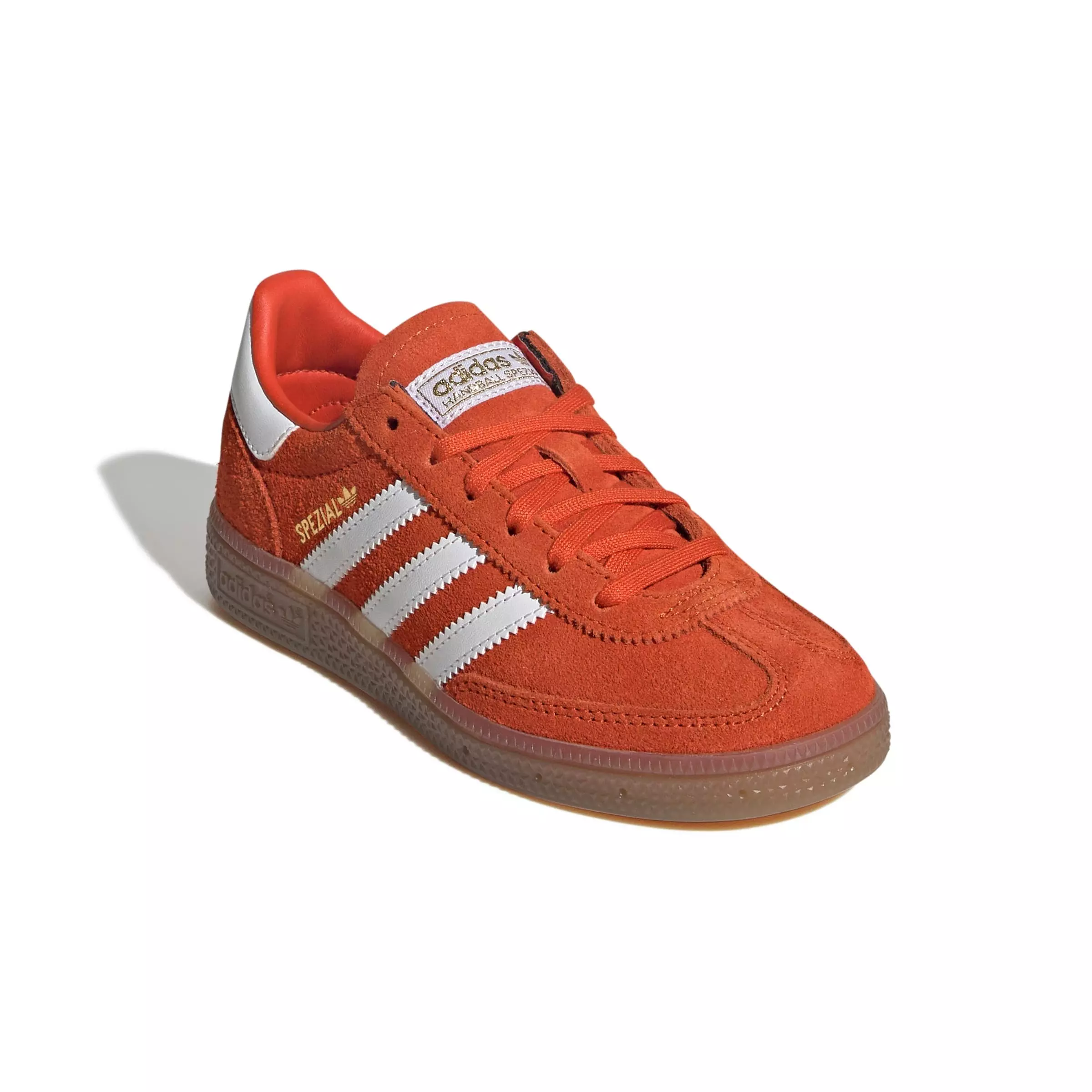 adidas Originals Handball Spezial "Collegiate Orange/Gum 5" Preschool Boys' Shoe - ORANGE/GUM