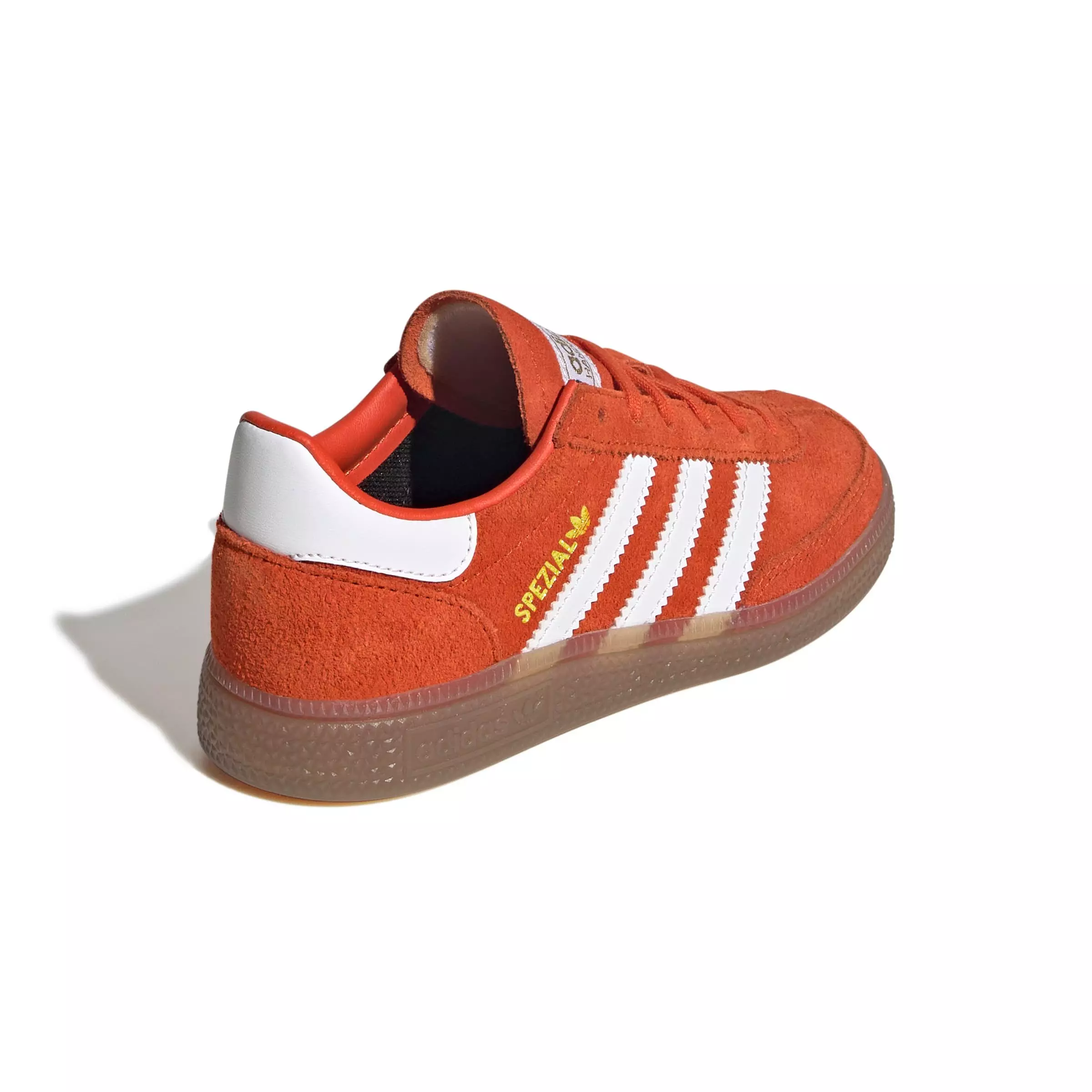adidas Originals Handball Spezial "Collegiate Orange/Gum 5" Preschool Boys' Shoe - ORANGE/GUM