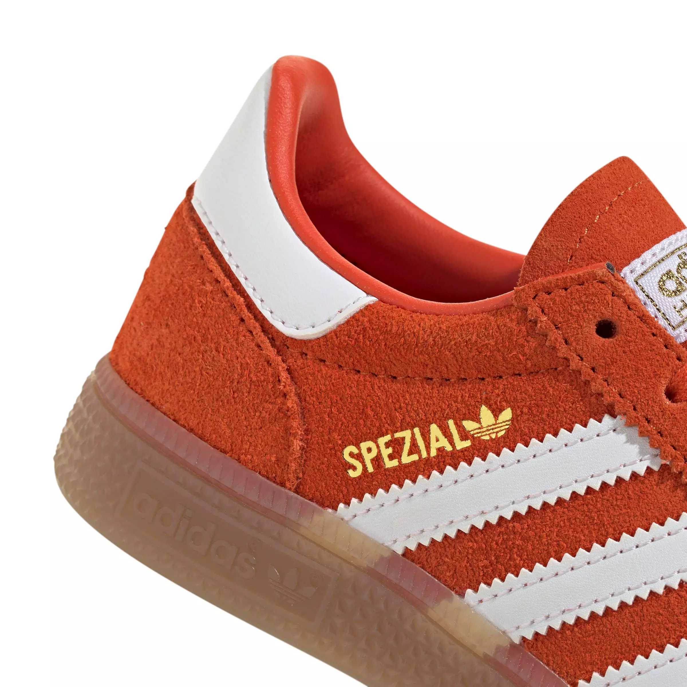 adidas Originals Handball Spezial "Collegiate Orange/Gum 5" Preschool Boys' Shoe - ORANGE/GUM