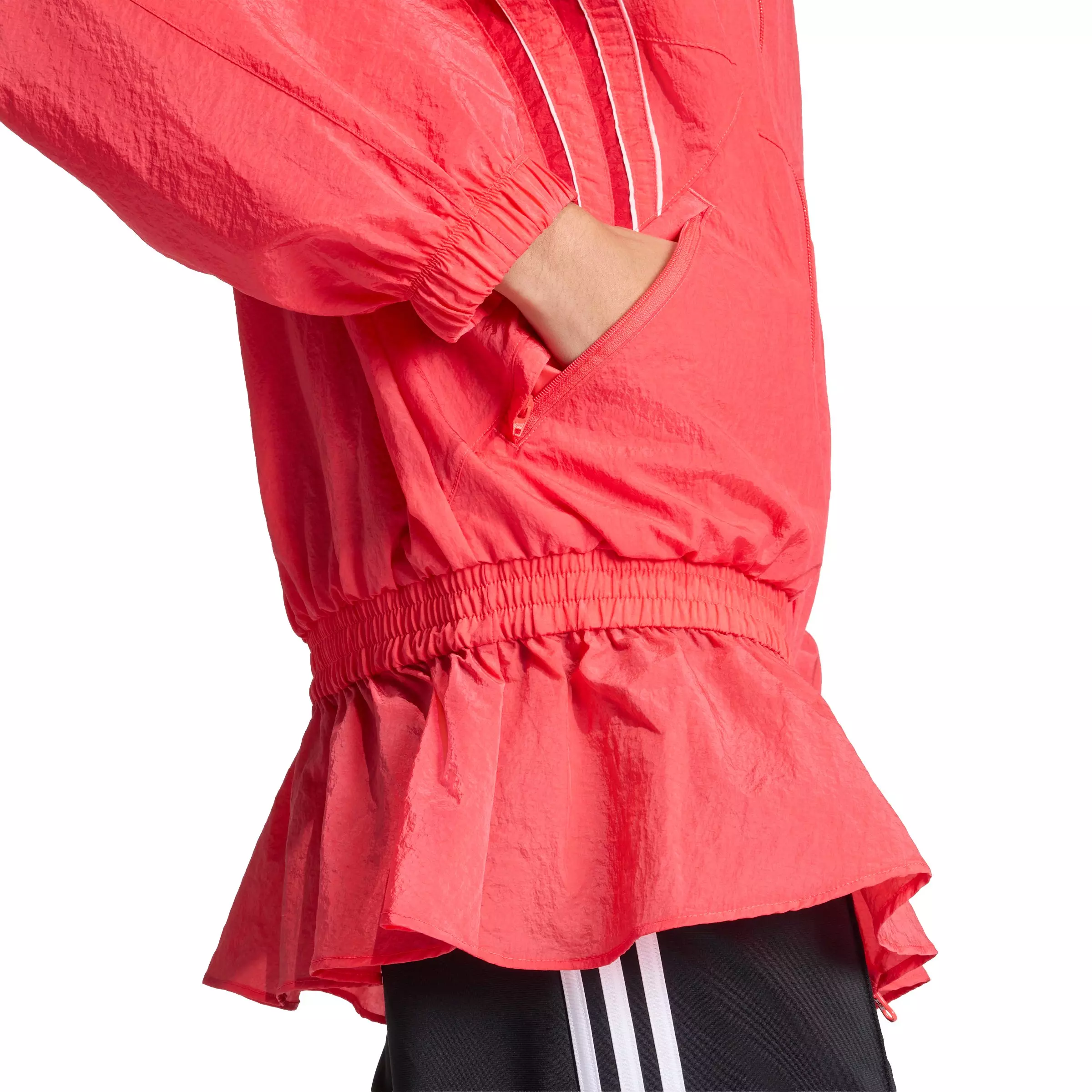 adidas Originals Women's Santiago Woven Track Jacket - Red - RED