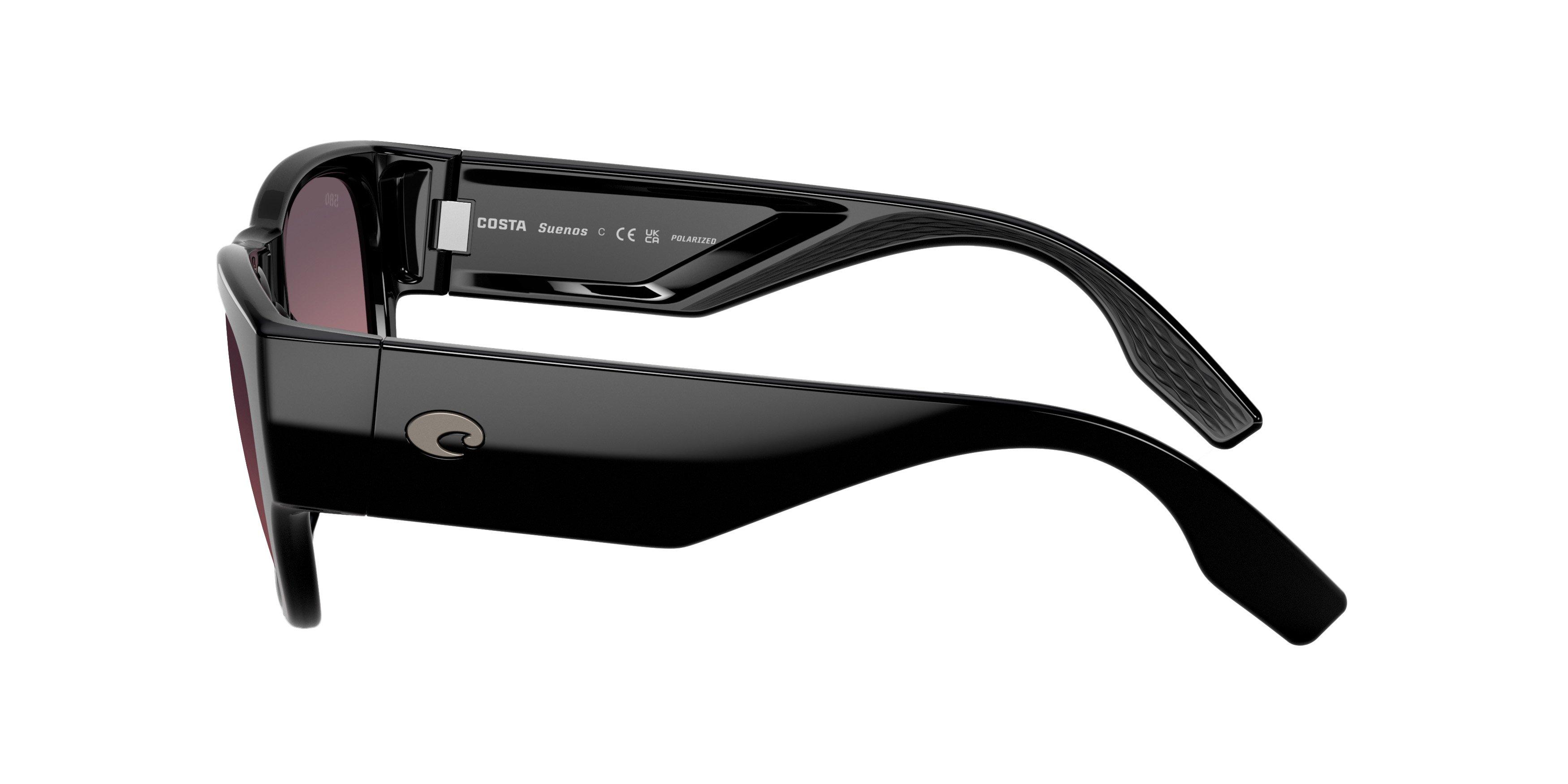 Costa Del Mar Sue&ntilde;os Rose Gradient 580G Polarized Sunglasses - Black - BLACK/PINK Thumbnail View 4