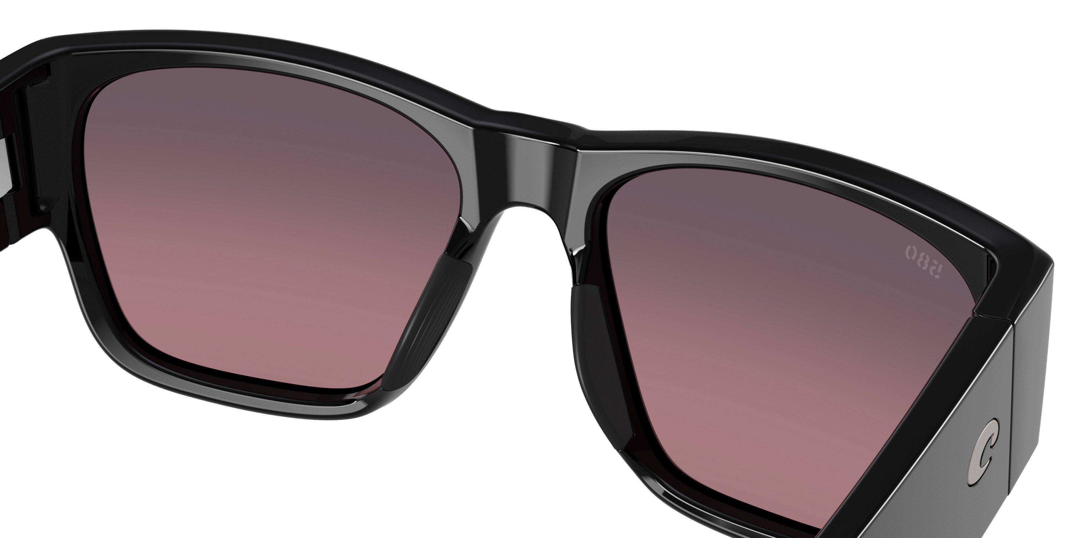 Costa Del Mar Sue&ntilde;os Rose Gradient 580G Polarized Sunglasses - Black - BLACK/PINK Thumbnail View 6