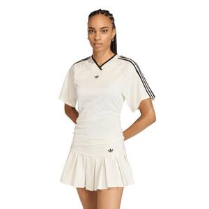 adidas Originals Women's Rouched Football Jersey - Off-White