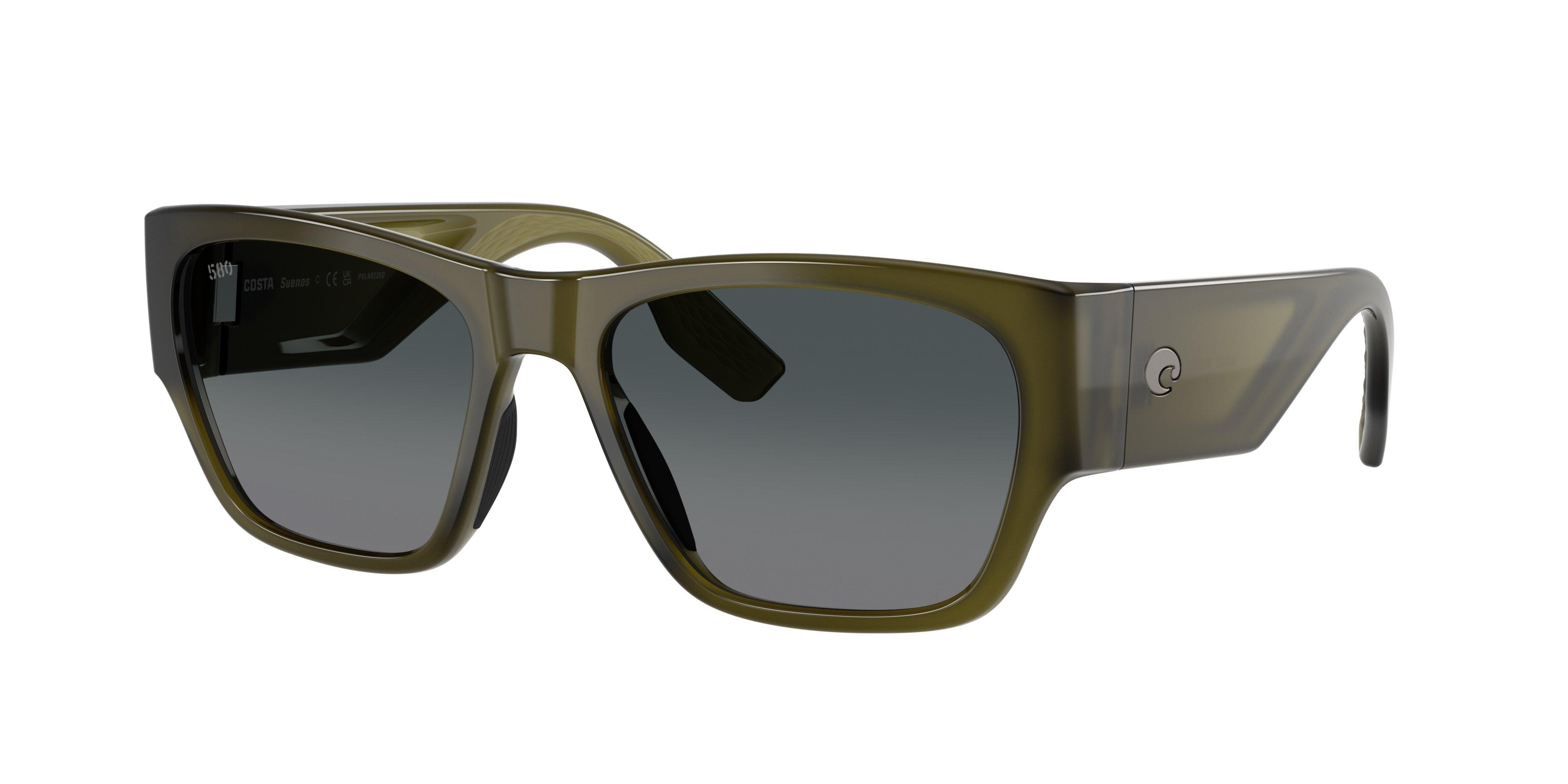 Costa Del Mar Sue&ntilde;os Grey Gradient 580G Polarized Sunglasses - Translucent Algae - GREEN/GREY Thumbnail View 1