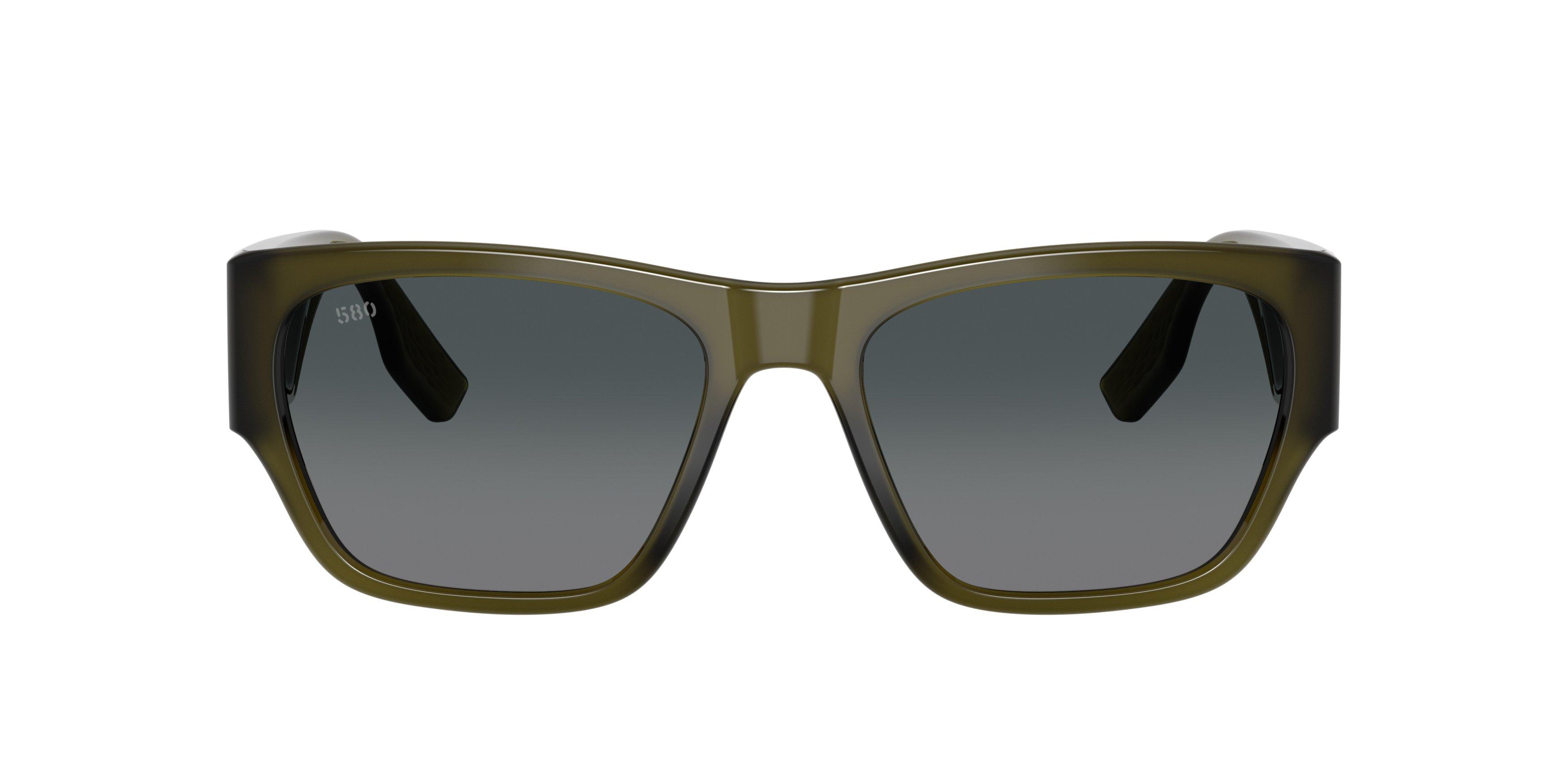 Costa Del Mar Sue&ntilde;os Grey Gradient 580G Polarized Sunglasses - Translucent Algae - GREEN/GREY Thumbnail View 2
