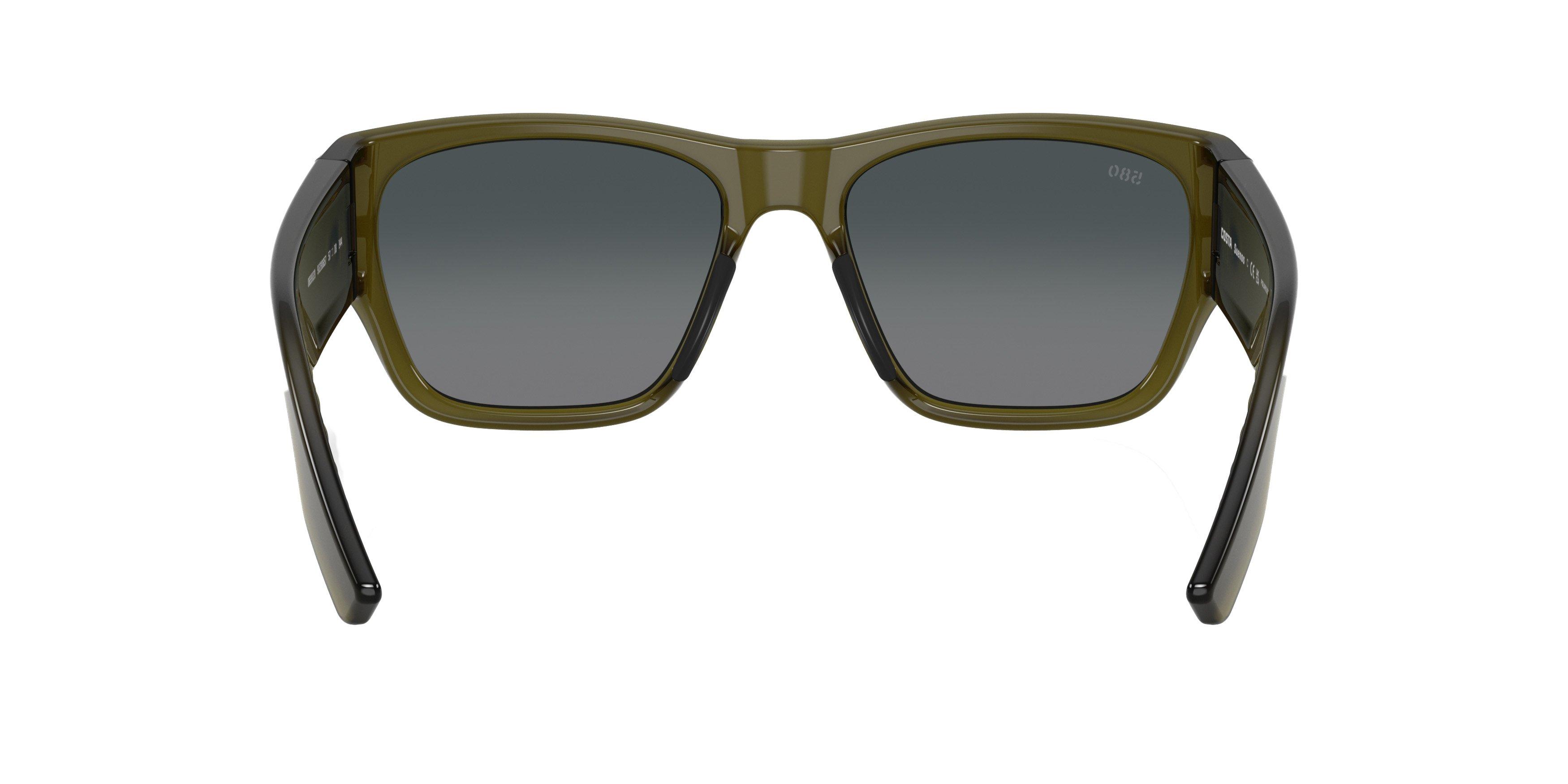 Costa Del Mar Sue&ntilde;os Grey Gradient 580G Polarized Sunglasses - Translucent Algae - GREEN/GREY Thumbnail View 3