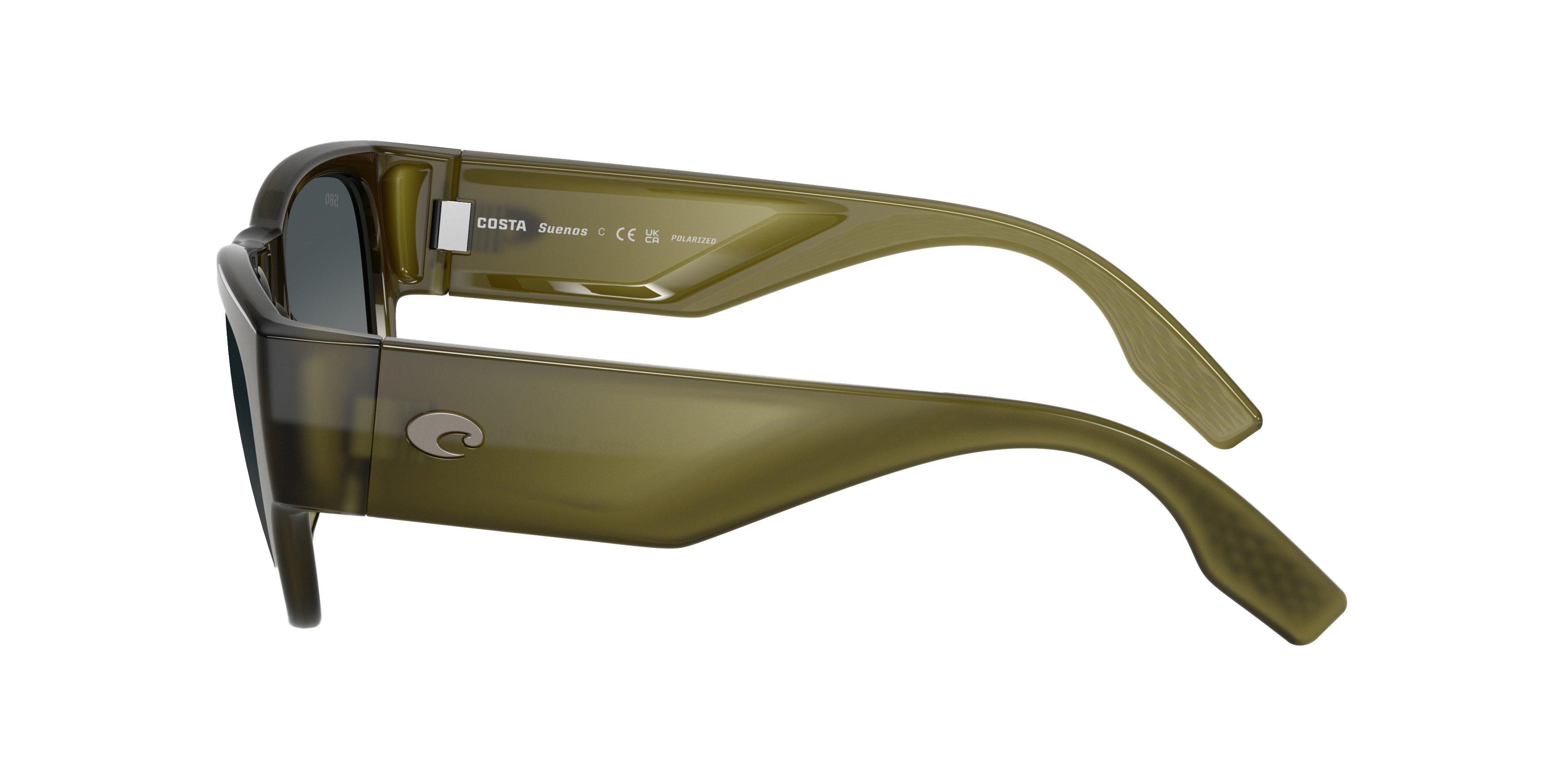 Costa Del Mar Sue&ntilde;os Grey Gradient 580G Polarized Sunglasses - Translucent Algae - GREEN/GREY Thumbnail View 4