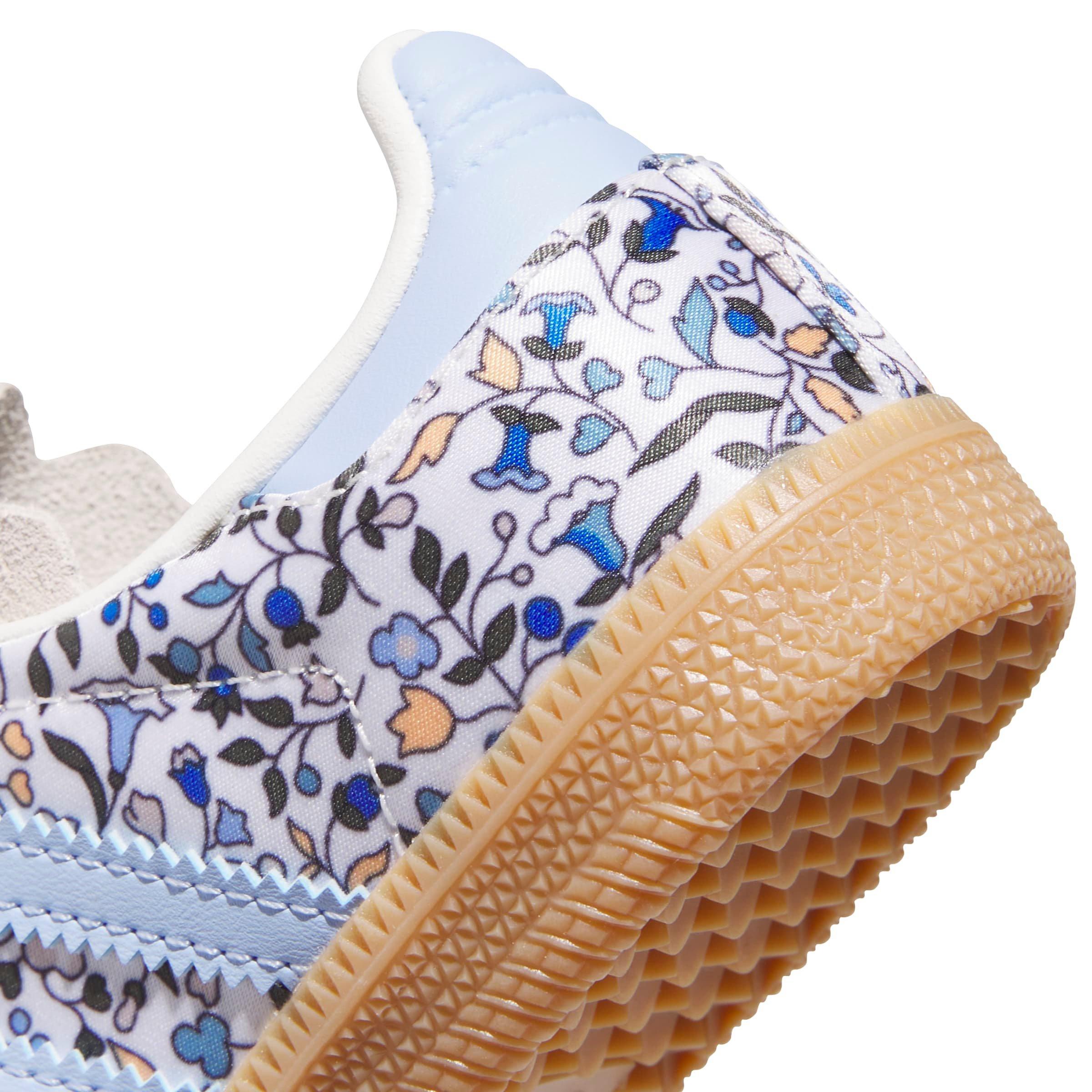 adidas Originals Samba OG x Liberty London Comfort Closure Preschool Girls' "Off White/Gum 3" Shoe