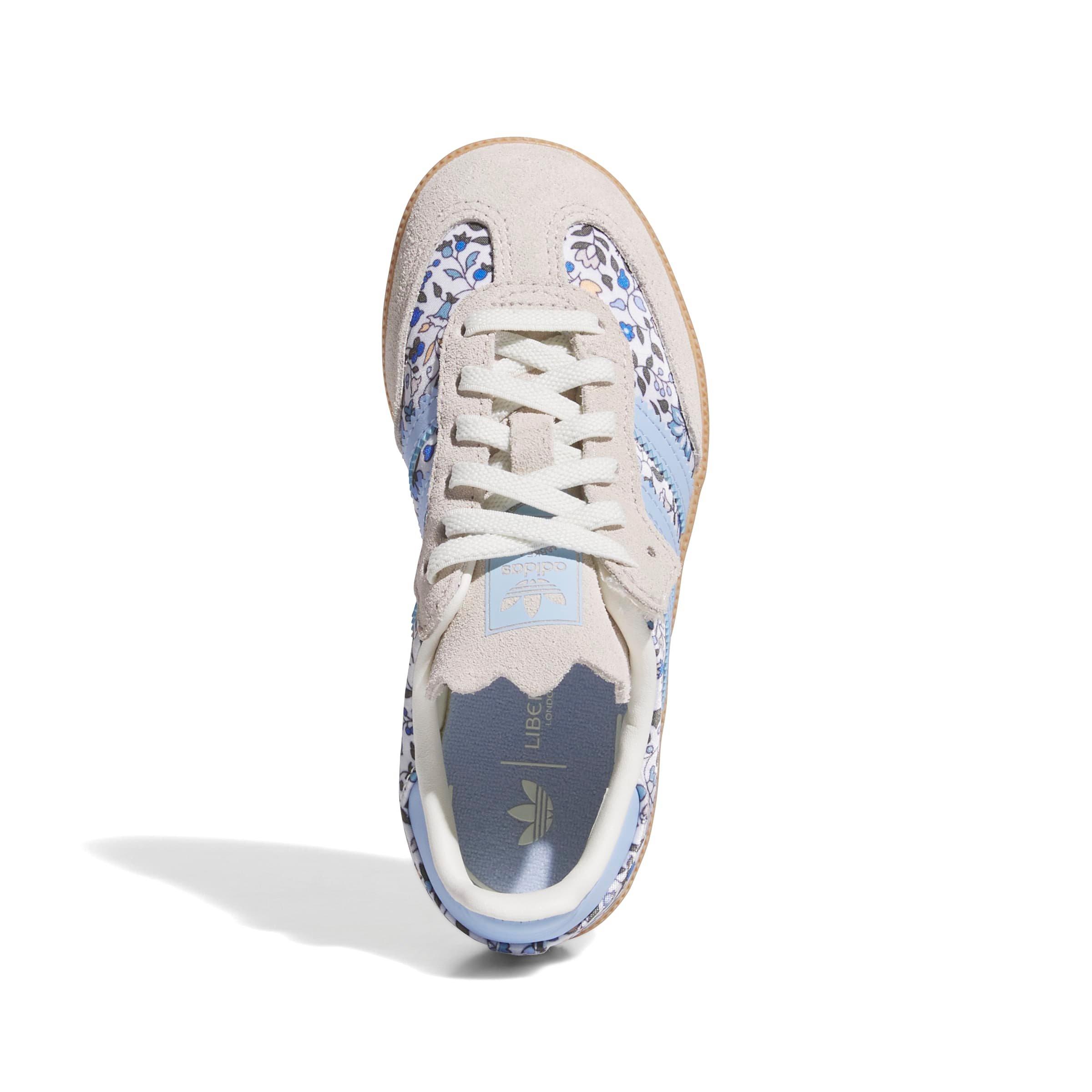 adidas Originals Samba OG x Liberty London Comfort Closure Preschool Girls' "Off White/Gum 3" Shoe