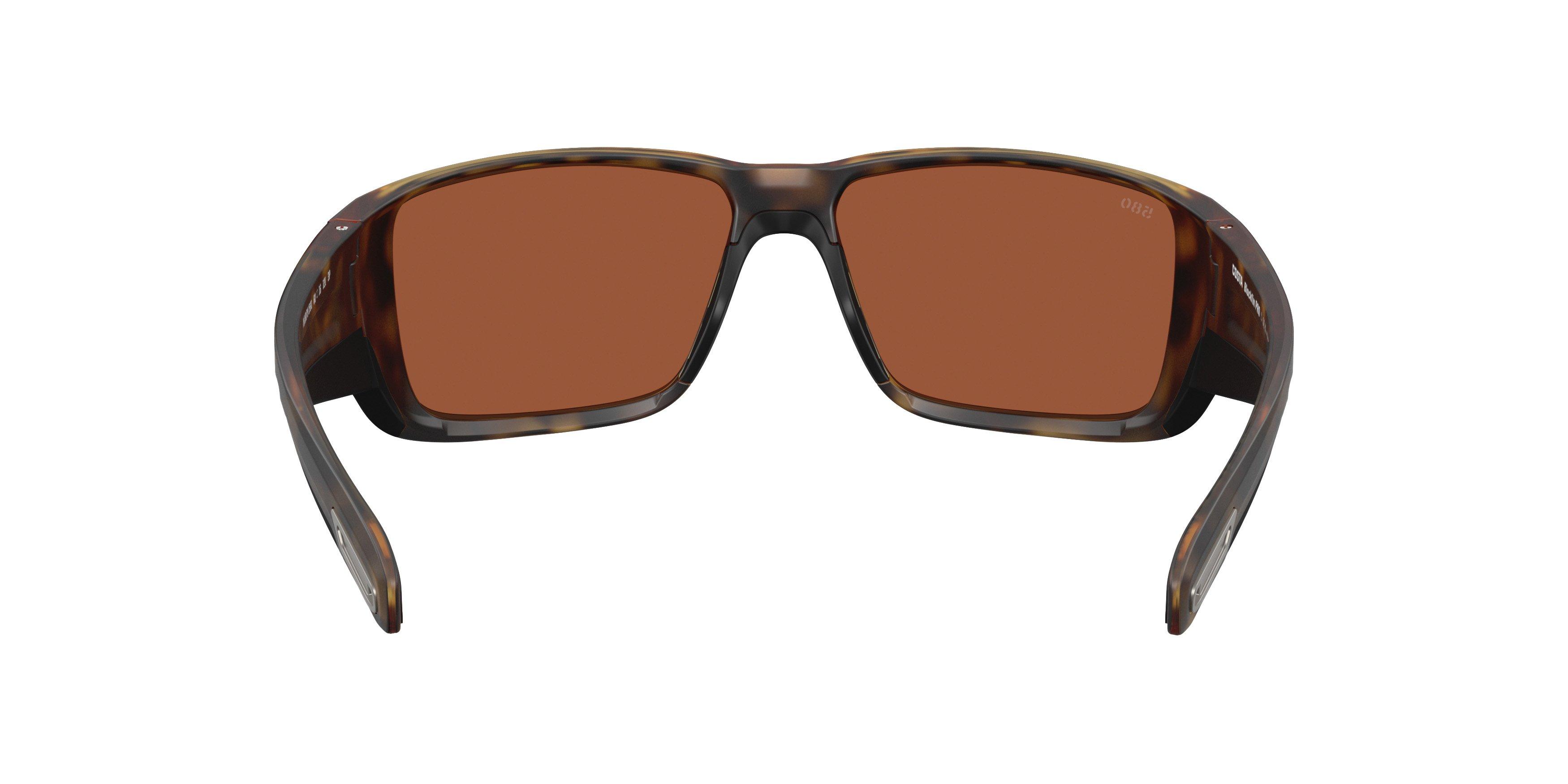 Costa Del Mar Blackfin Pro Green Mirror 580G Polarized Sunglasses - Matte Tortoise - BROWN/GREEN Thumbnail View 3