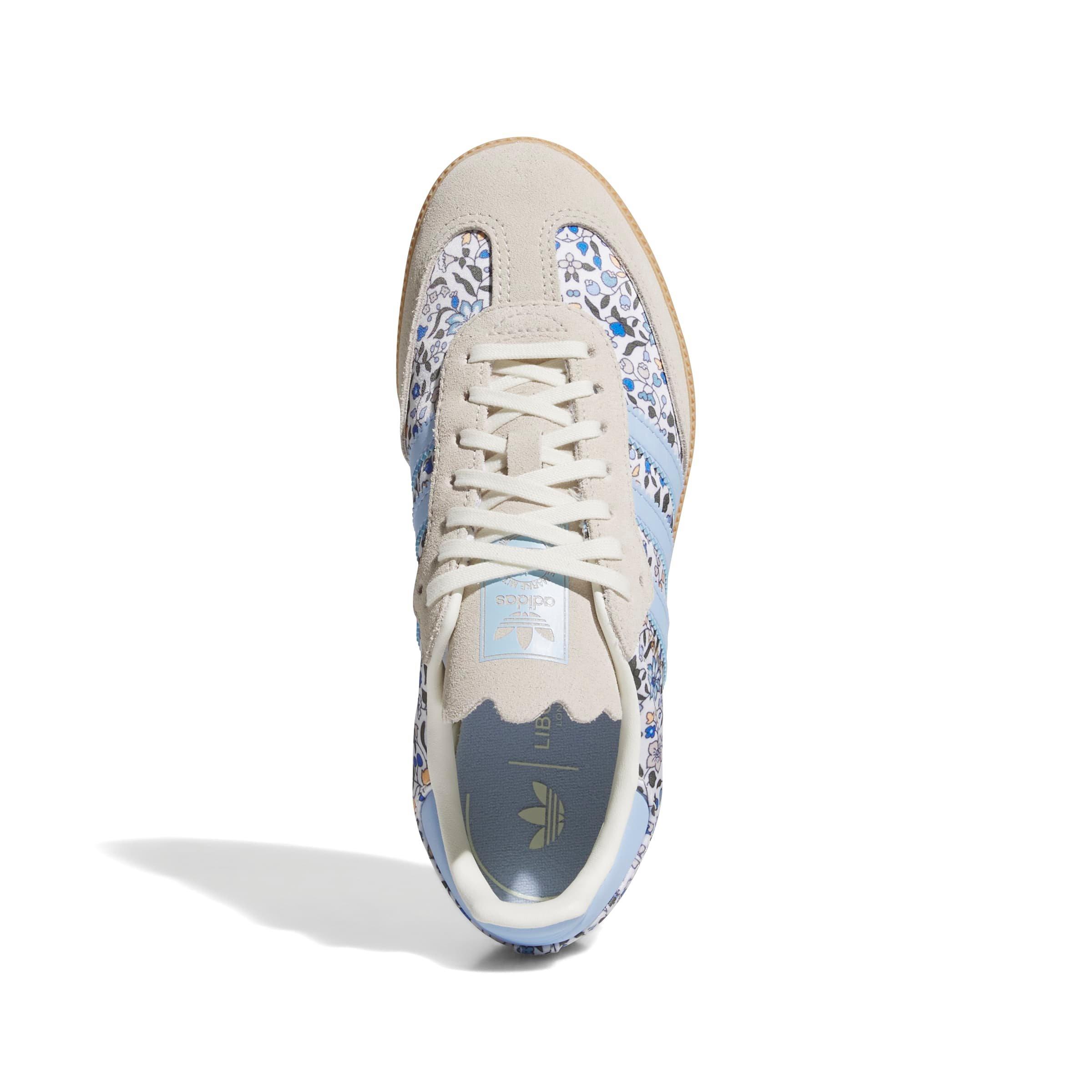adidas Originals Samba OG x Liberty London Grade School Girls' "Off White/Gum 3" Shoe