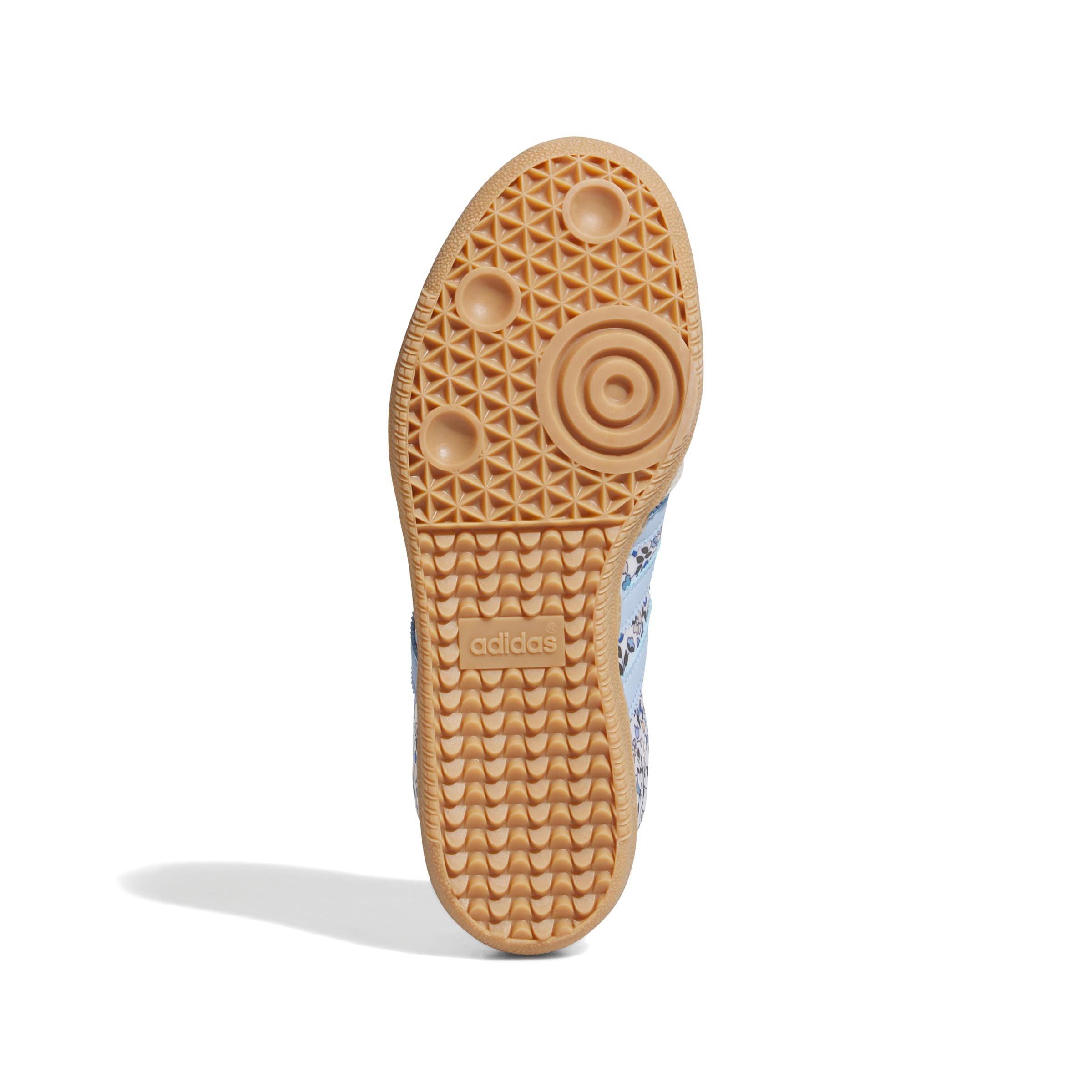 adidas Originals Samba OG x Liberty London Grade School Girls' "Off White/Gum 3" Shoe