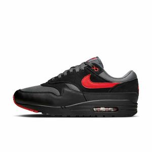 Nike Air Max 1 Essential "Black/Iron Grey/University Red" Men's Shoe