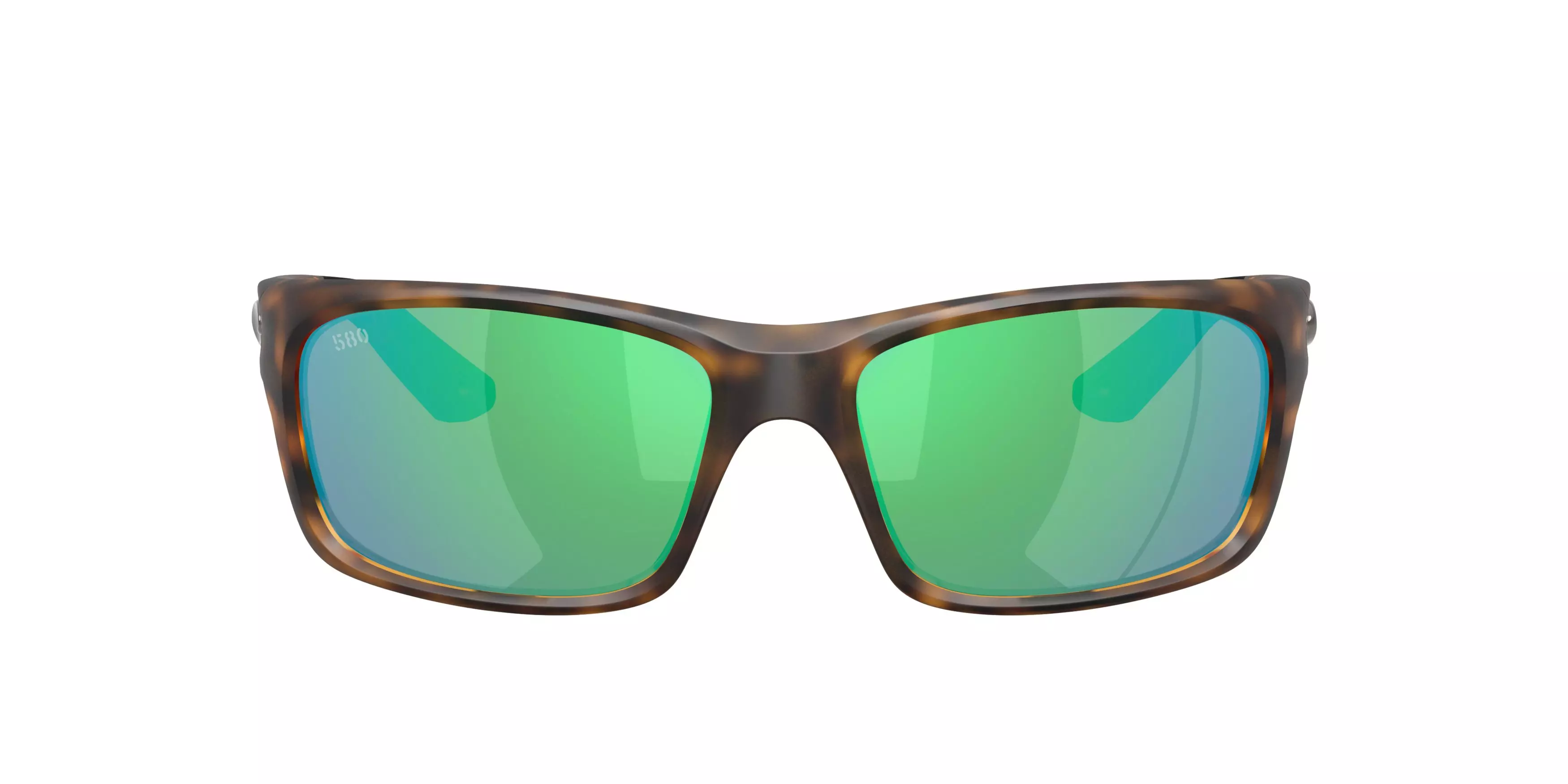 Costa Del Mar Jose Pro Green Mirror 580G Polarized Sunglasses - Matte Tortoise - BROWN/GREEN