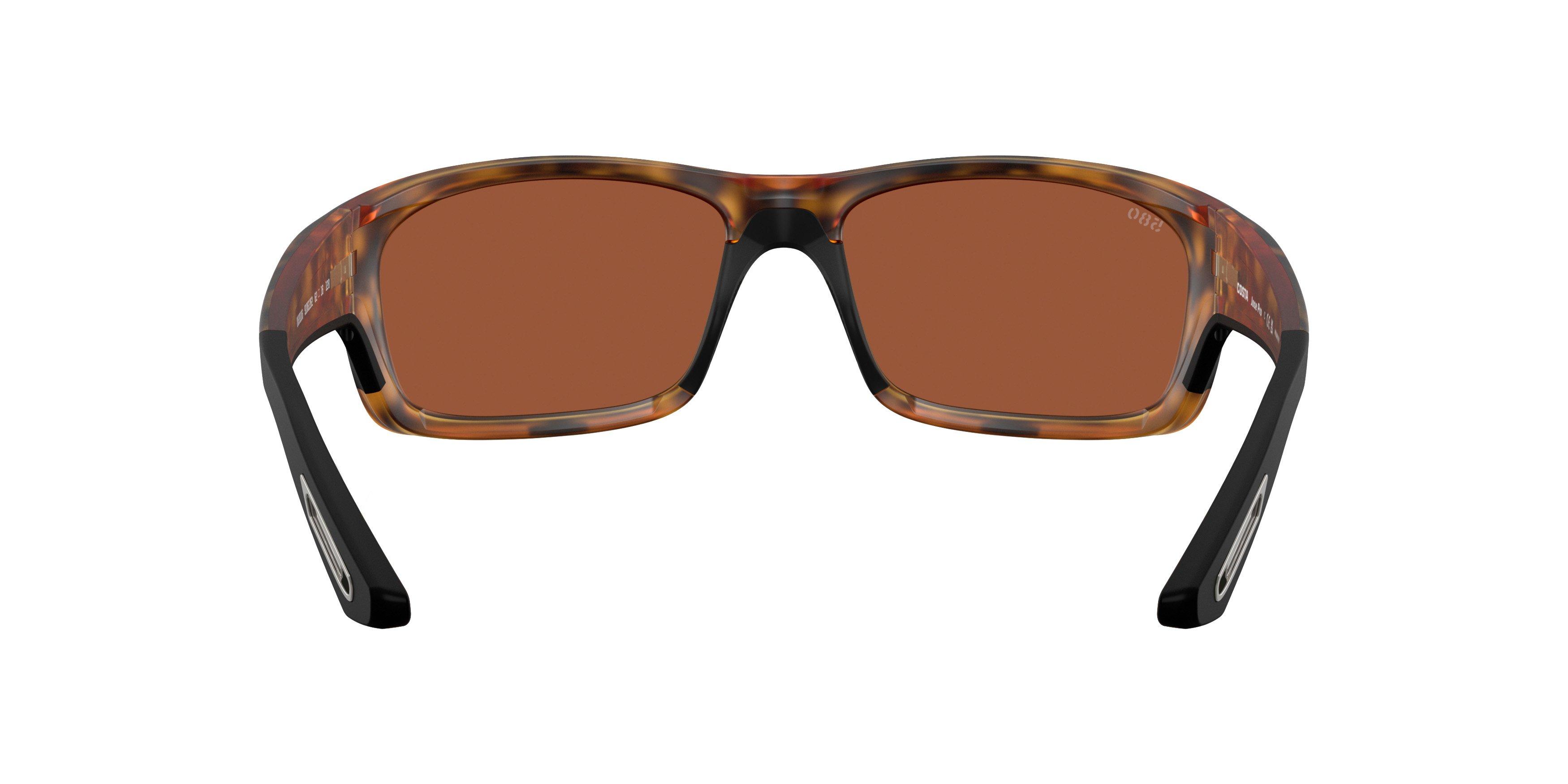 Costa Del Mar Jose Pro Green Mirror 580G Polarized Sunglasses - Matte Tortoise - BROWN/GREEN Thumbnail View 3