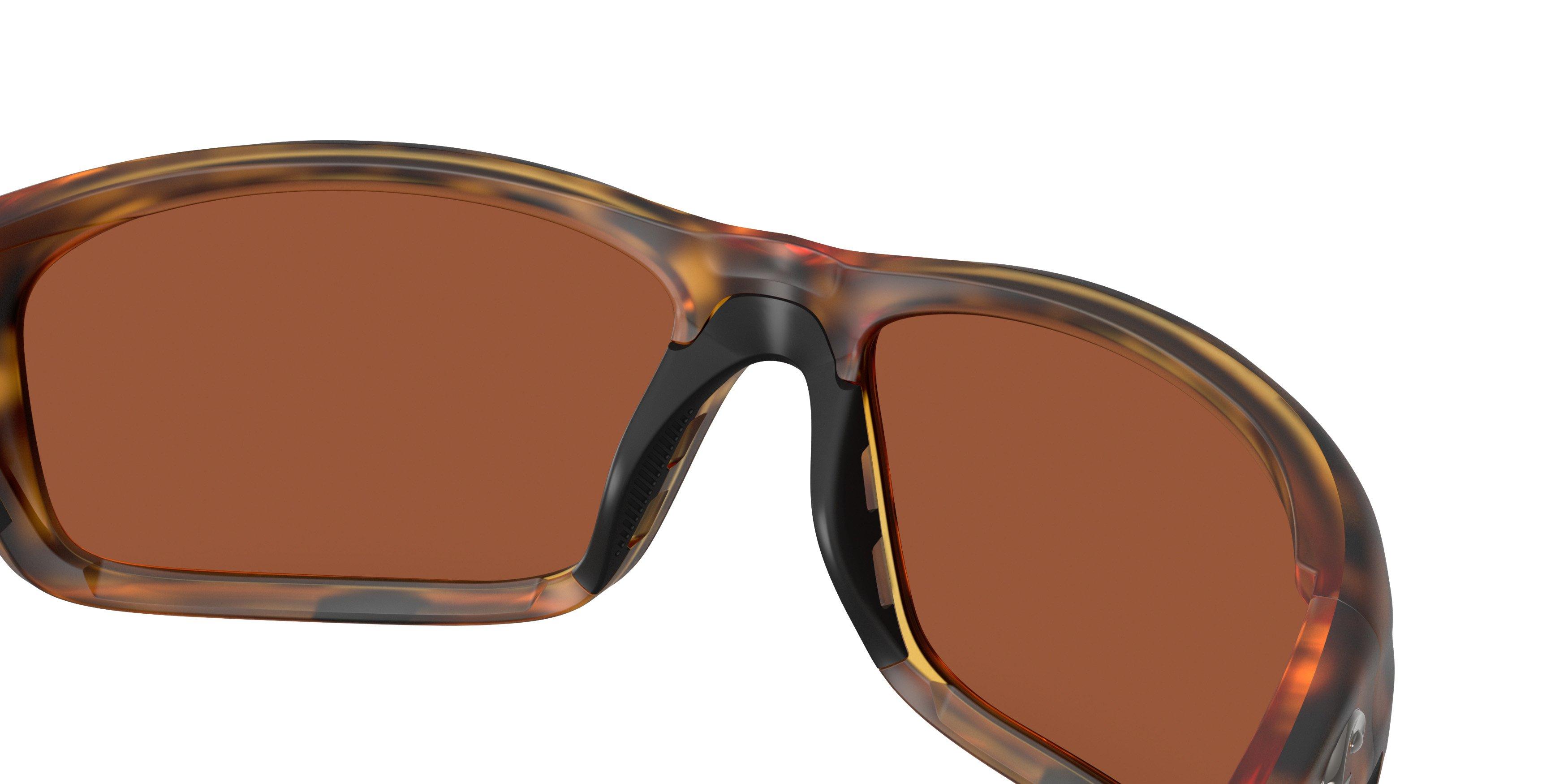 Costa Del Mar Jose Pro Green Mirror 580G Polarized Sunglasses - Matte Tortoise - BROWN/GREEN Thumbnail View 6