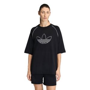 adidas Originals Women's Adilenium Oversized T-Shirt - Black