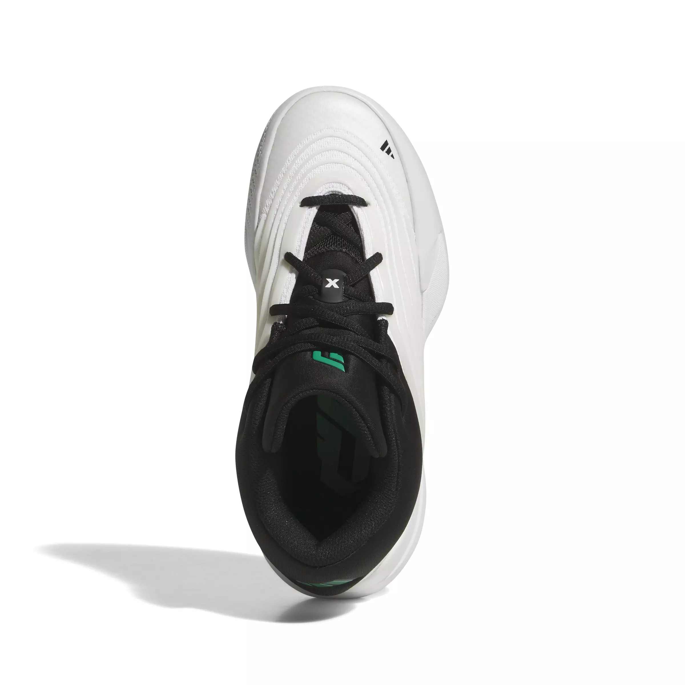 adidas Dame X "Zero Metallic/Core Black/Court Green" Grade School Boys' Basketball Shoe - ZERO/BLACK/GREEN