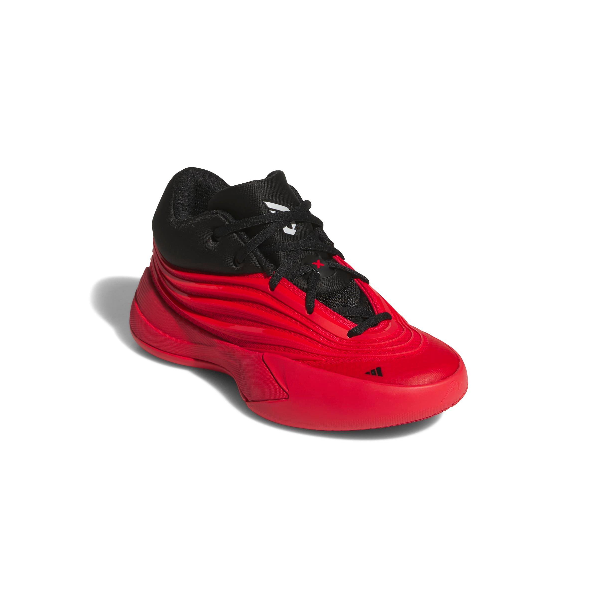 adidas Dame X Grade School Boys' "Pure Ruby/Core Black/Zero Metallic" Basketball Shoe