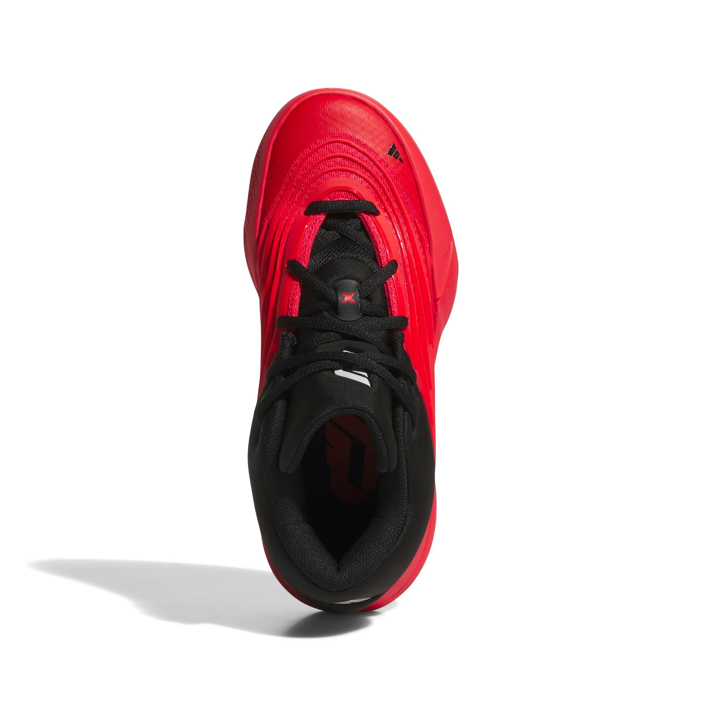 adidas Dame X Grade School Boys' "Pure Ruby/Core Black/Zero Metallic" Basketball Shoe