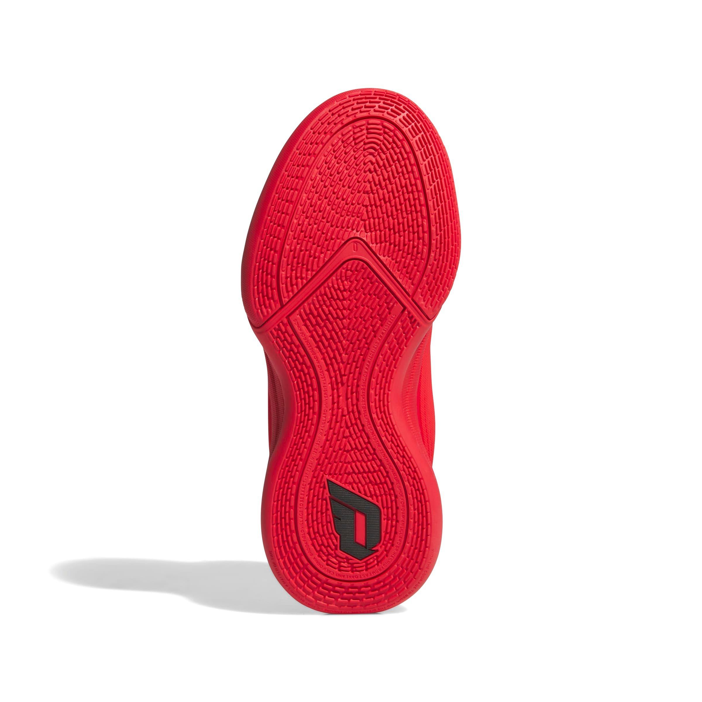 adidas Dame X Grade School Boys' "Pure Ruby/Core Black/Zero Metallic" Basketball Shoe