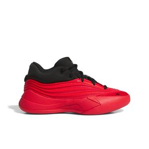 adidas Dame X "Pure Ruby/Core Black/Zero Metallic" Grade School Boys' Basketball Shoe