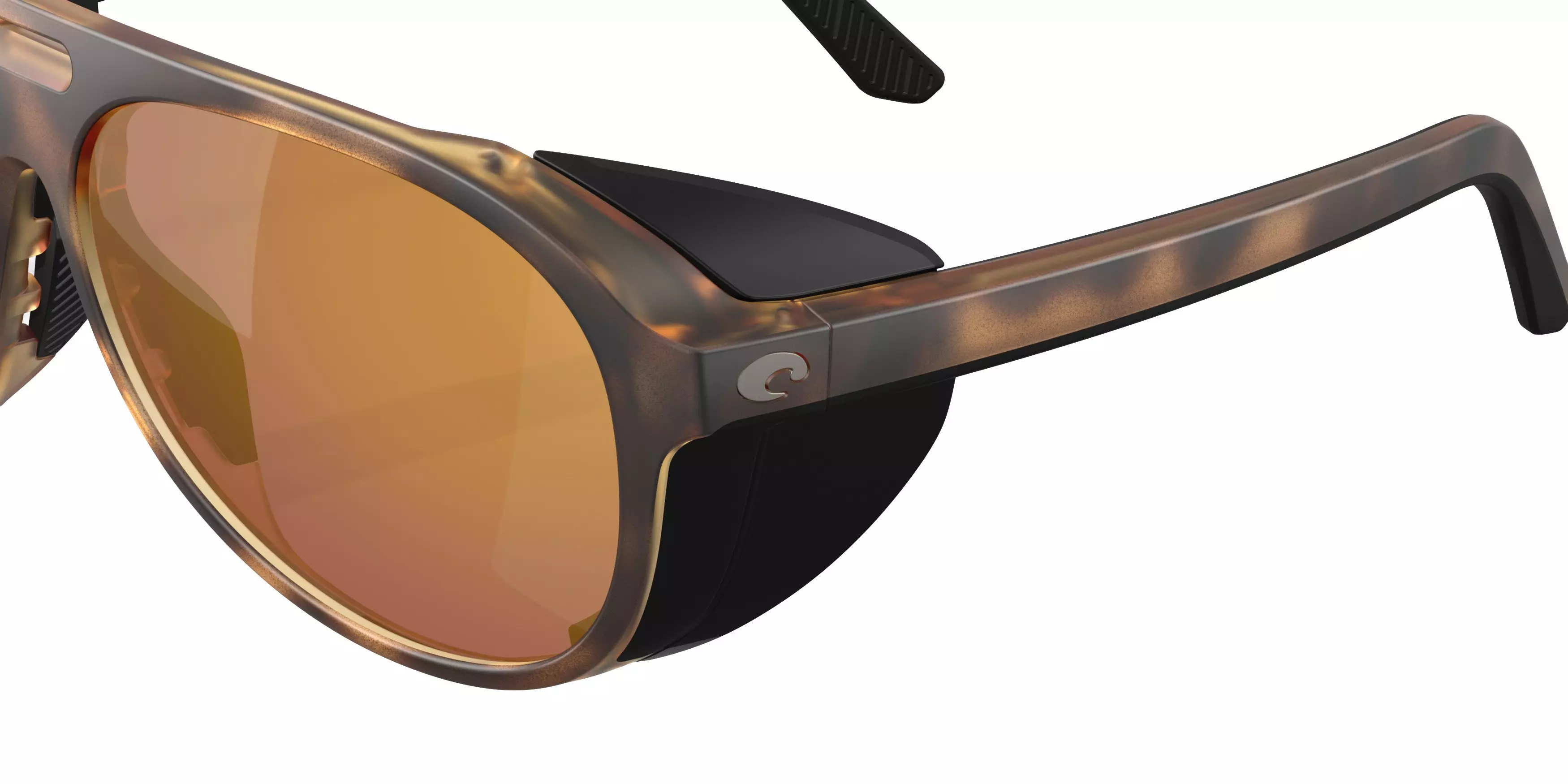 Costa Del Mar Grand Catalina Gold Mirror 580G Polarized Sunglasses - Matte Tortoise - BROWN/GOLD