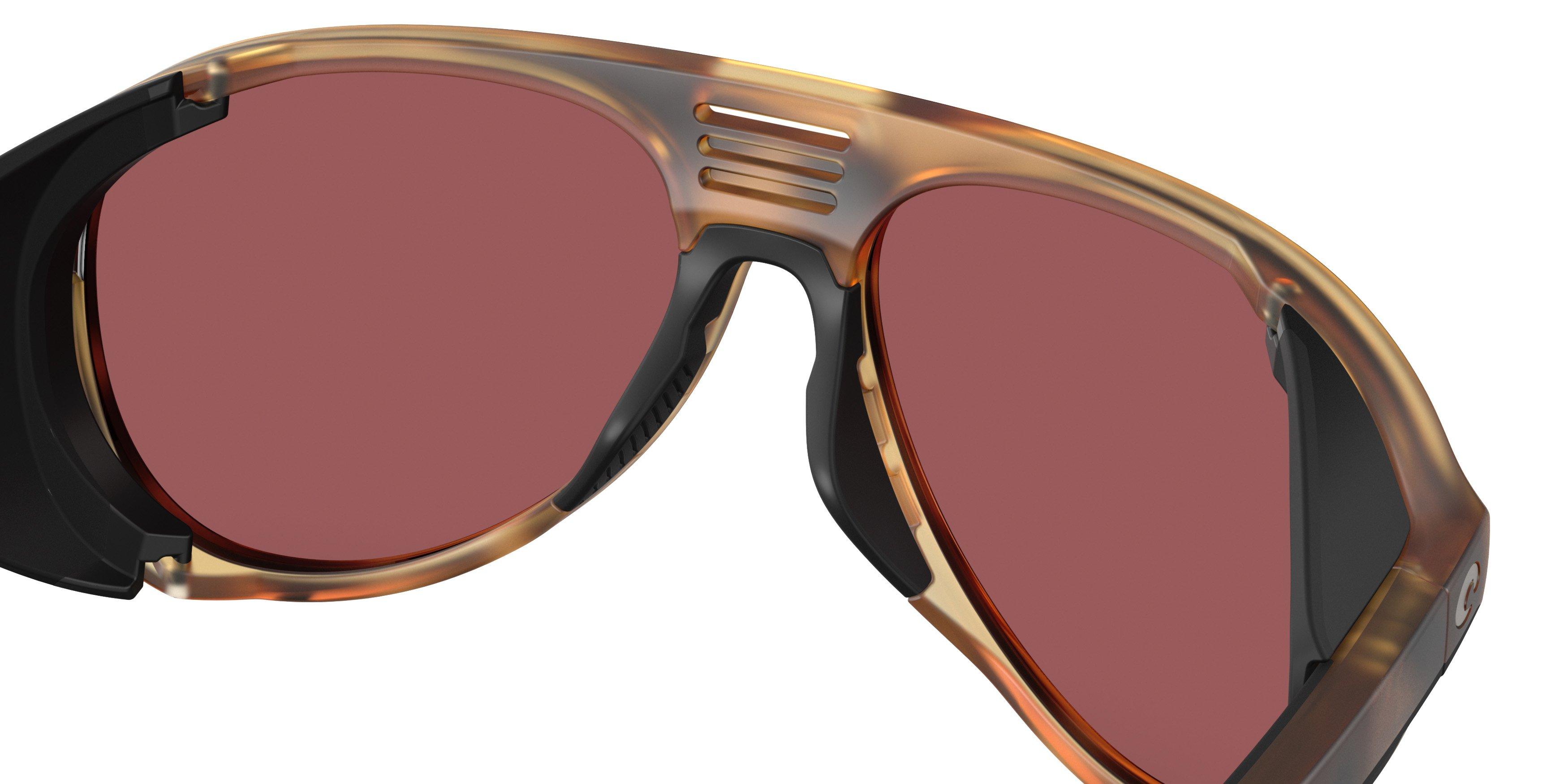 Costa Del Mar Grand Catalina Gold Mirror 580G Polarized Sunglasses - Matte Tortoise - BROWN/GOLD Thumbnail View 6