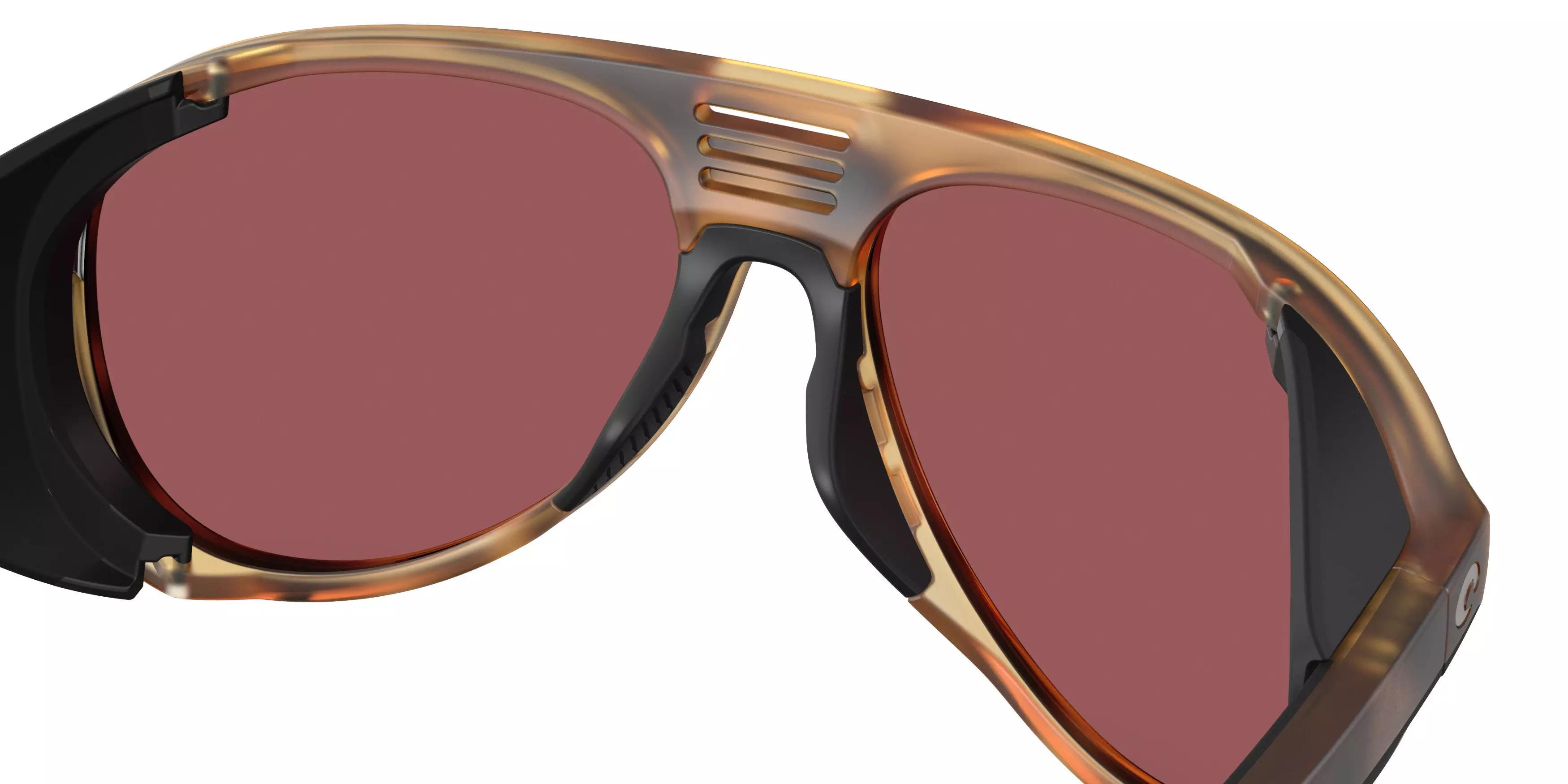 Costa Del Mar Grand Catalina Gold Mirror 580G Polarized Sunglasses - Matte Tortoise - BROWN/GOLD