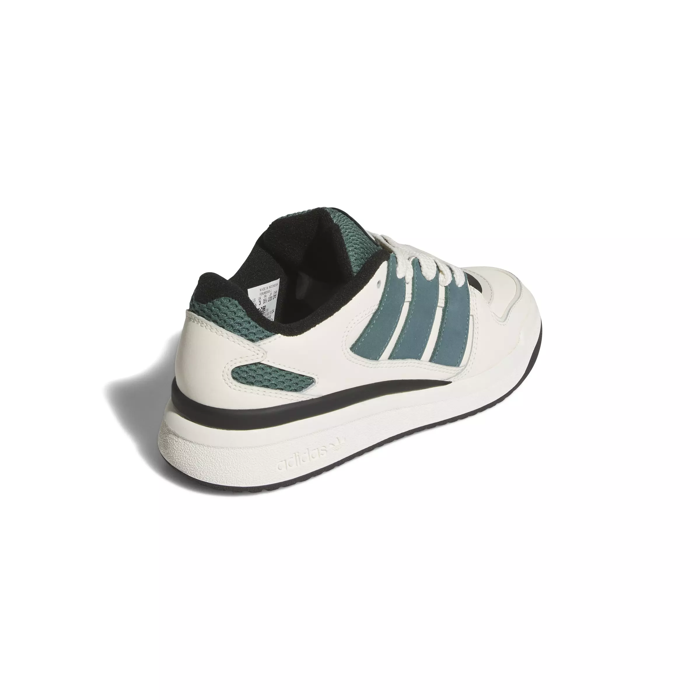 adidas Forum2000 "Off White/Preloved Teal/Core Black" Grade School Boys' Shoe - OFF WHITE/TEAL/BLACK