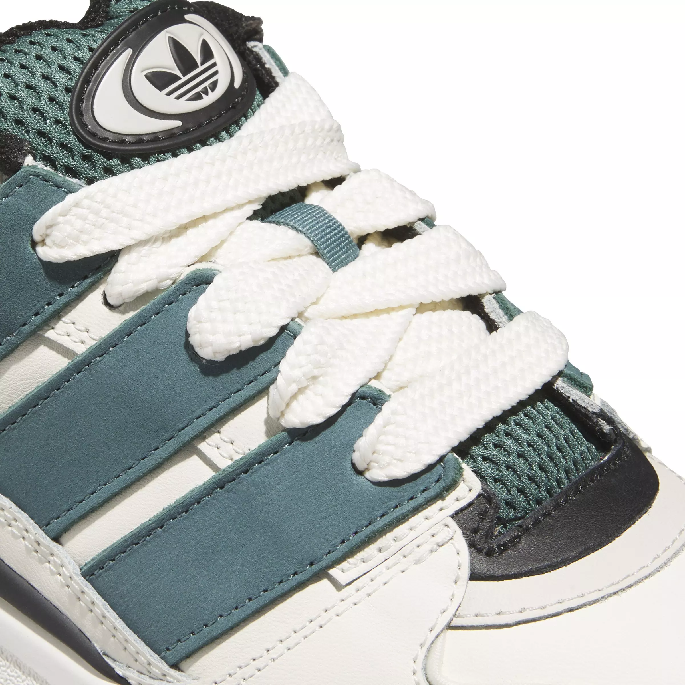 adidas Forum2000 "Off White/Preloved Teal/Core Black" Grade School Boys' Shoe - OFF WHITE/TEAL/BLACK