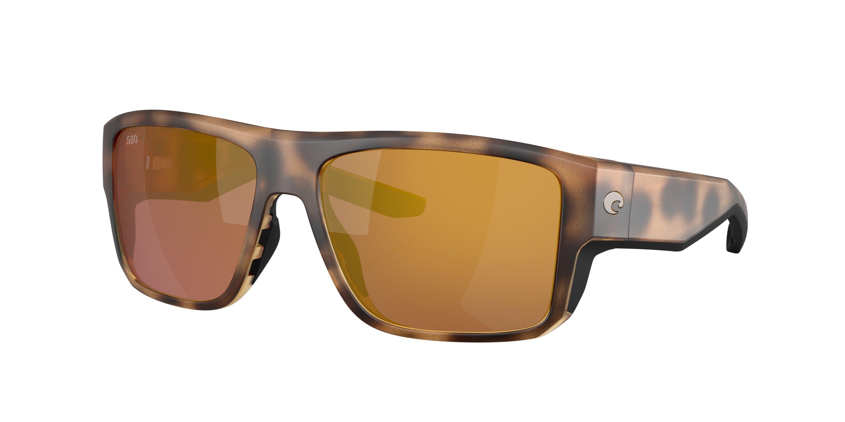 Costa Del Mar Taxman Gold Mirror 580G Polarized Sunglasses - Matte Tortoise - BROWN/GOLD Thumbnail View 1