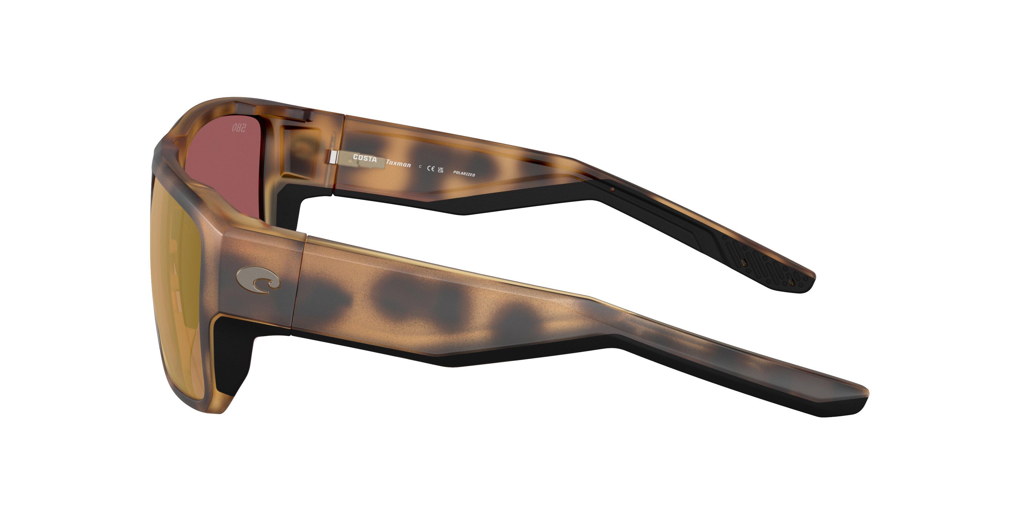 Costa Del Mar Taxman Gold Mirror 580G Polarized Sunglasses - Matte Tortoise - BROWN/GOLD Thumbnail View 4