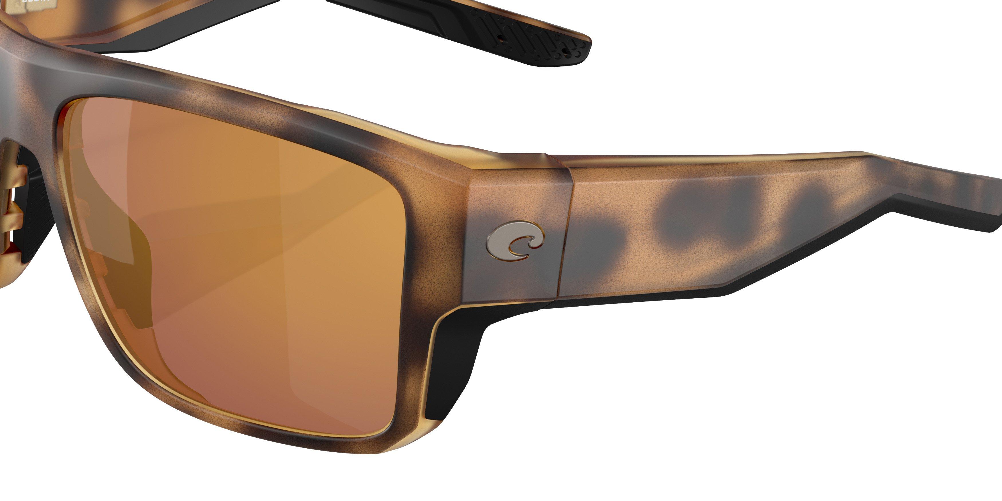 Costa Del Mar Taxman Gold Mirror 580G Polarized Sunglasses - Matte Tortoise - BROWN/GOLD Thumbnail View 5