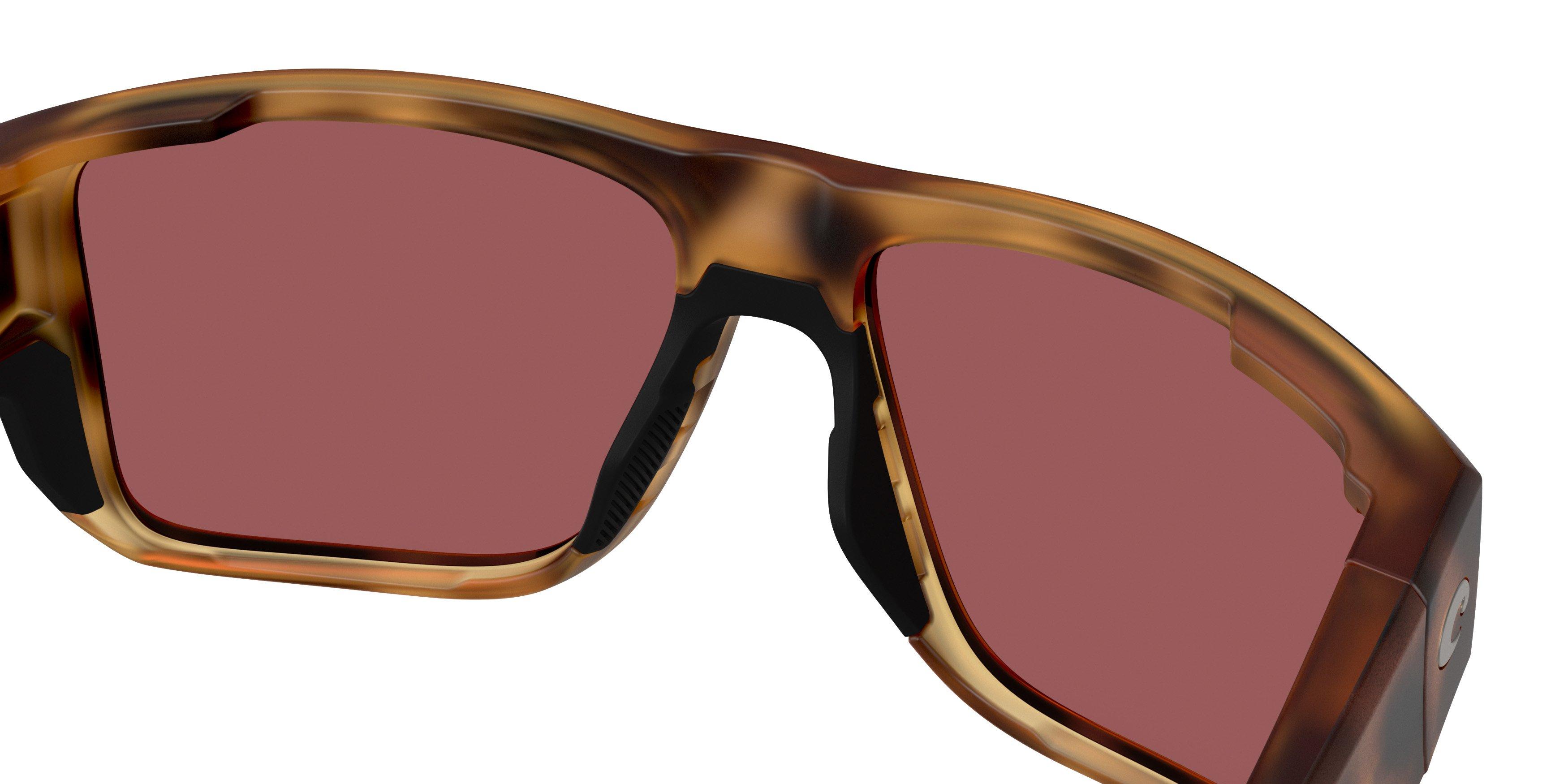 Costa Del Mar Taxman Gold Mirror 580G Polarized Sunglasses - Matte Tortoise - BROWN/GOLD Thumbnail View 6