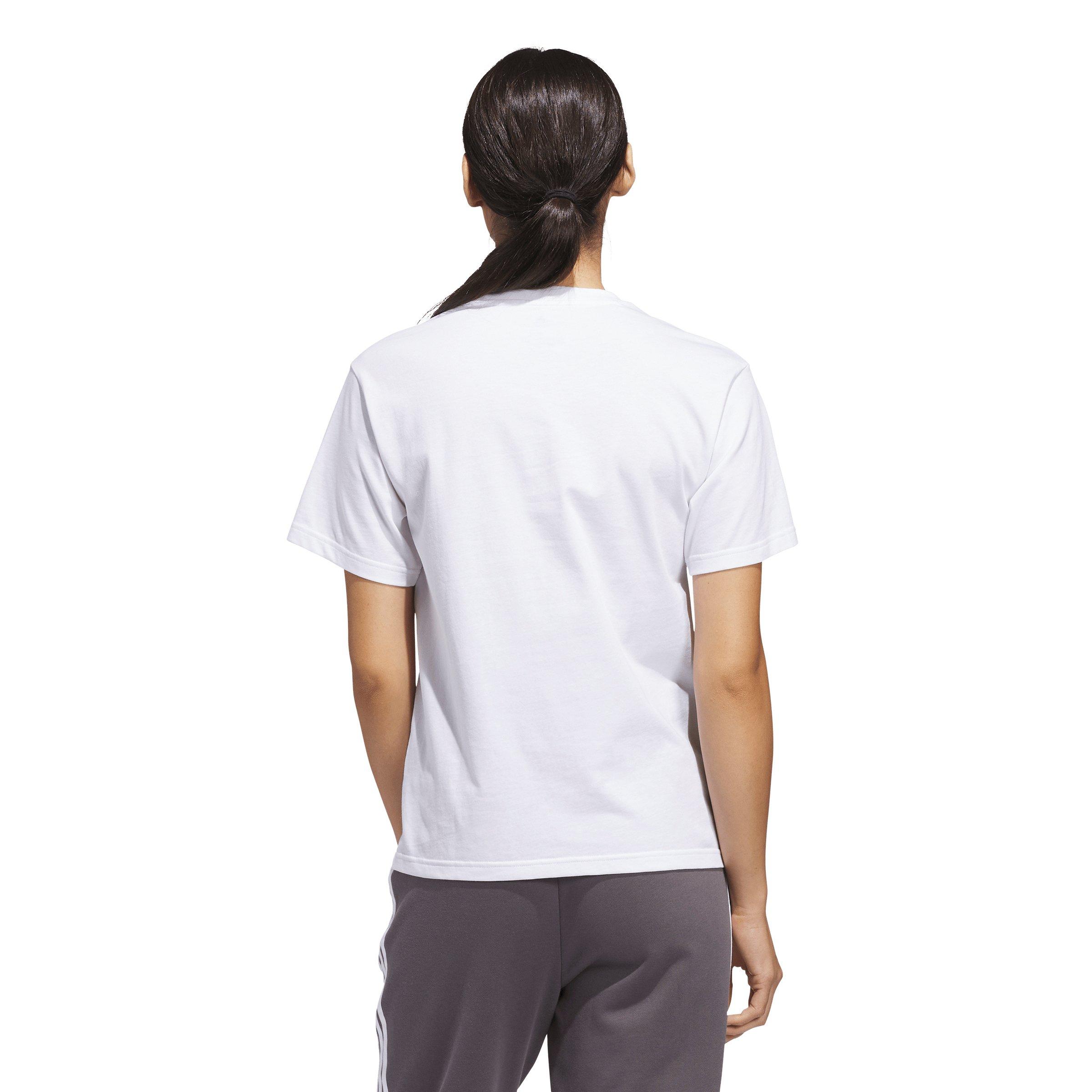 adidas Women's Limoncello Graphic T-Shirt - White - WHITE Thumbnail View 2