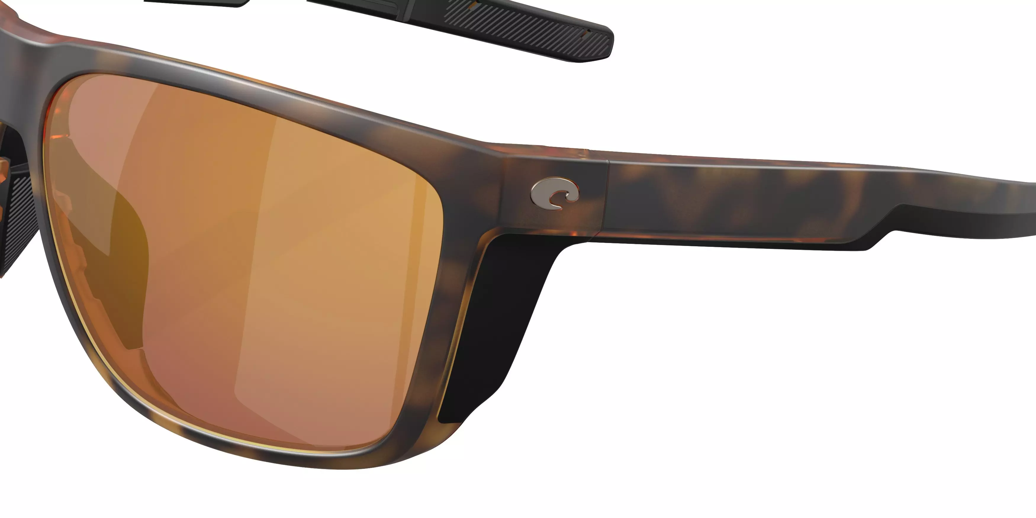 Costa Del Mar Ferg XL Gold Mirror 580G Polarized Sunglasses - Matte Tortoise - BROWN/GOLD