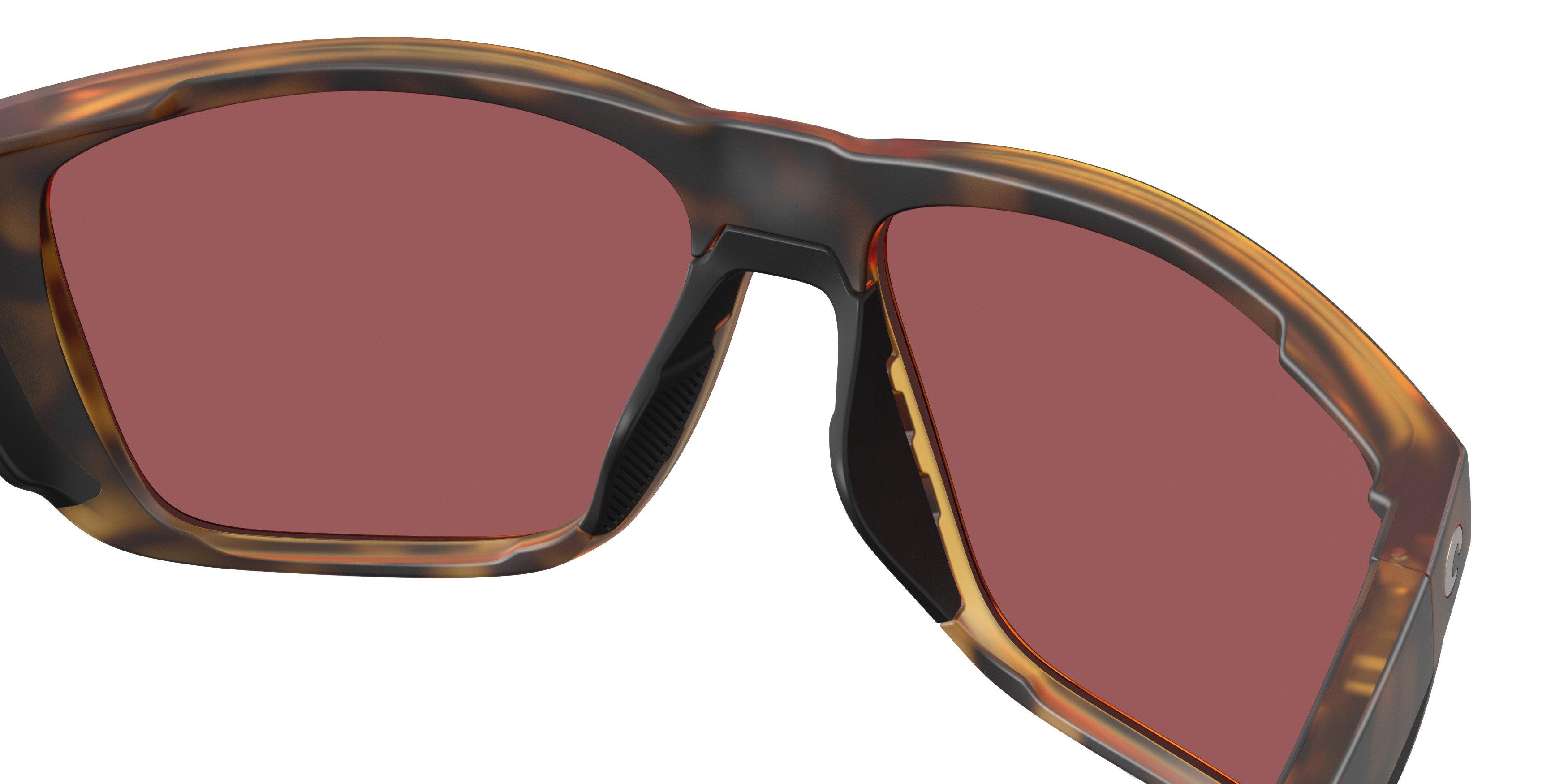 Costa Del Mar Ferg XL Gold Mirror 580G Polarized Sunglasses - Matte Tortoise - BROWN/GOLD Thumbnail View 6
