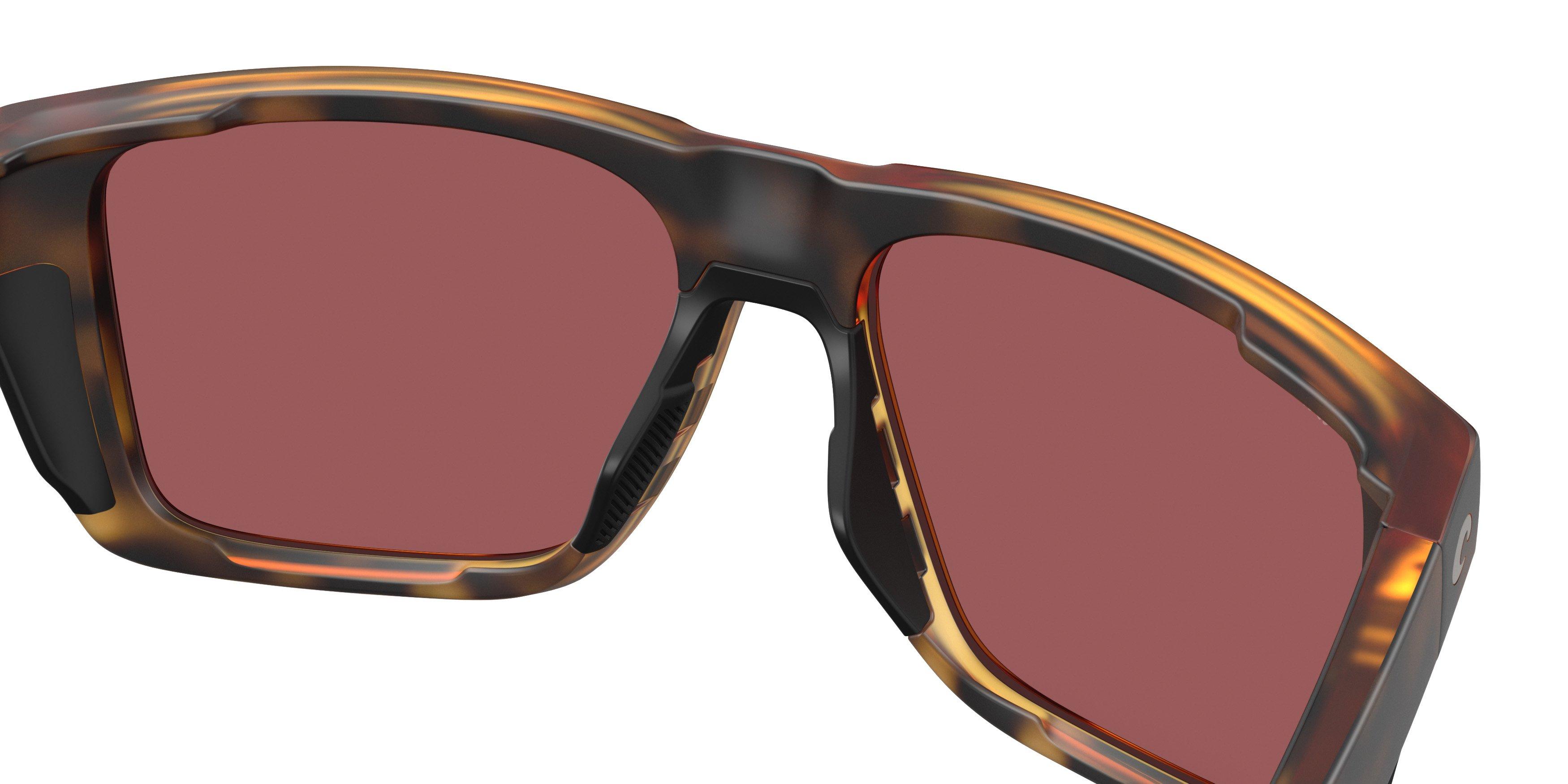 Costa Del Mar Lido Gold Mirror 580G Polarized Sunglasses - Matte Tortoise - BROWN/GOLD Thumbnail View 6