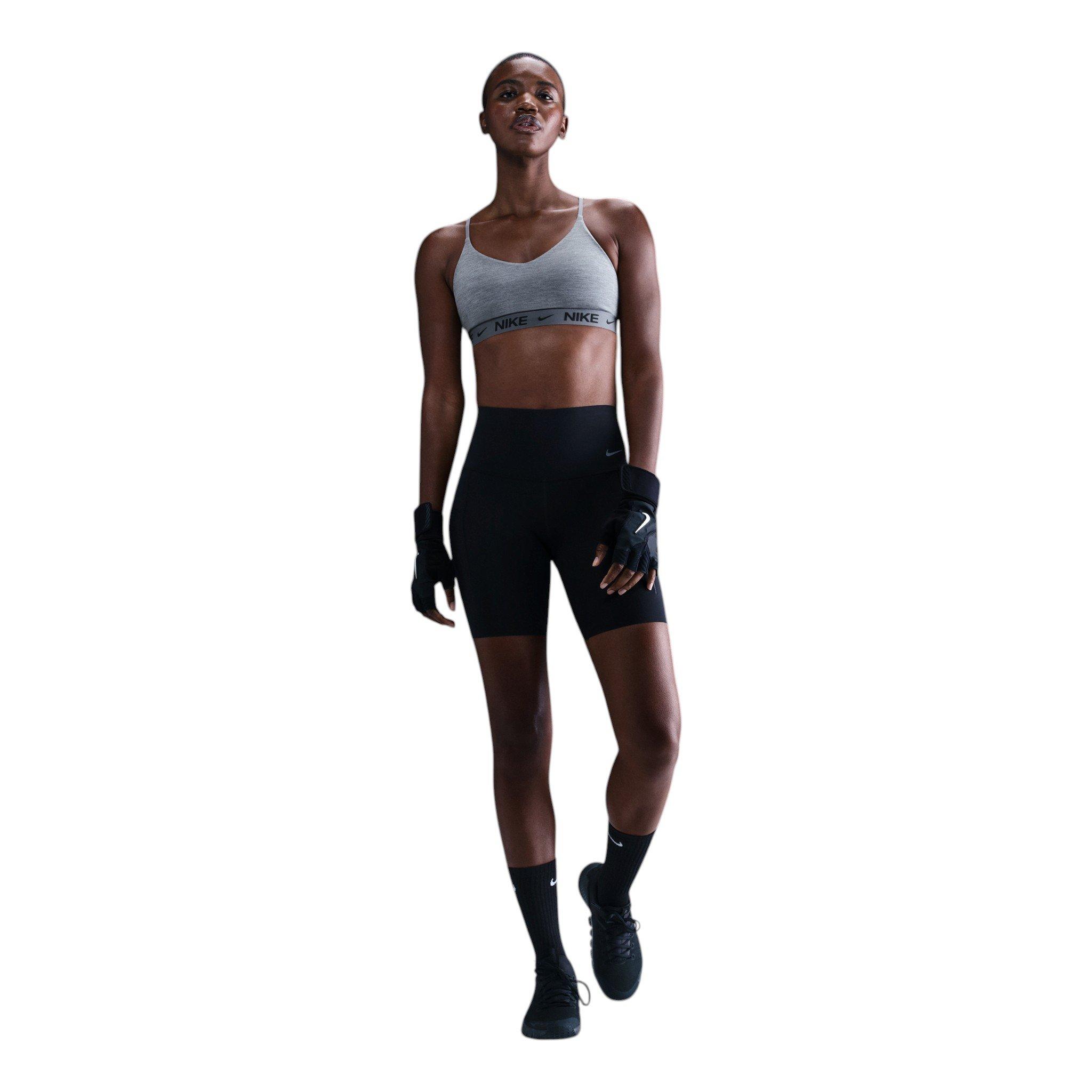 Nike Women's Indy Light Support Padded Adjustable Sports Bra - Grey - GREY